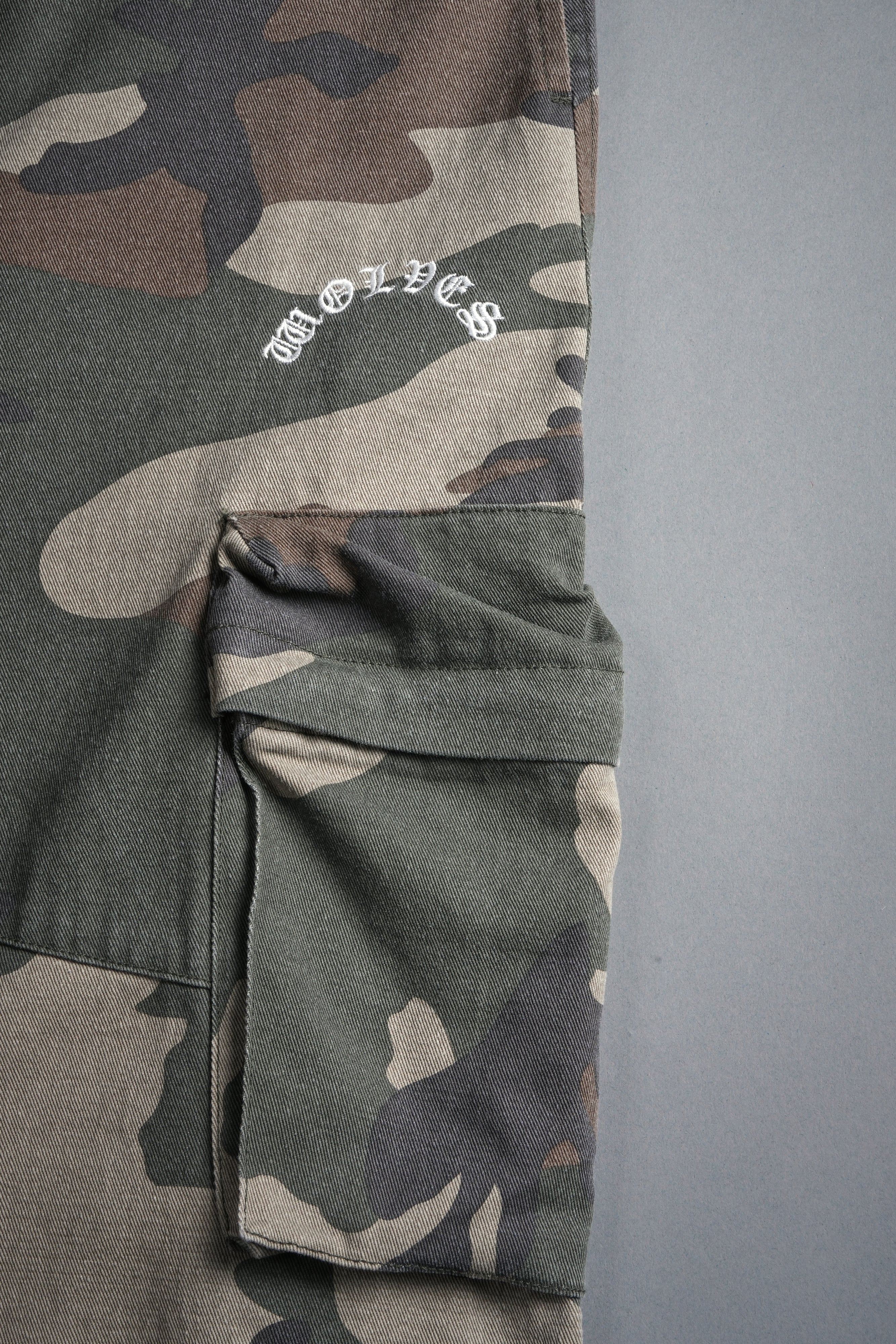 Hellbound Duke Cargo Pants in DSVD Green Camo - Image 13