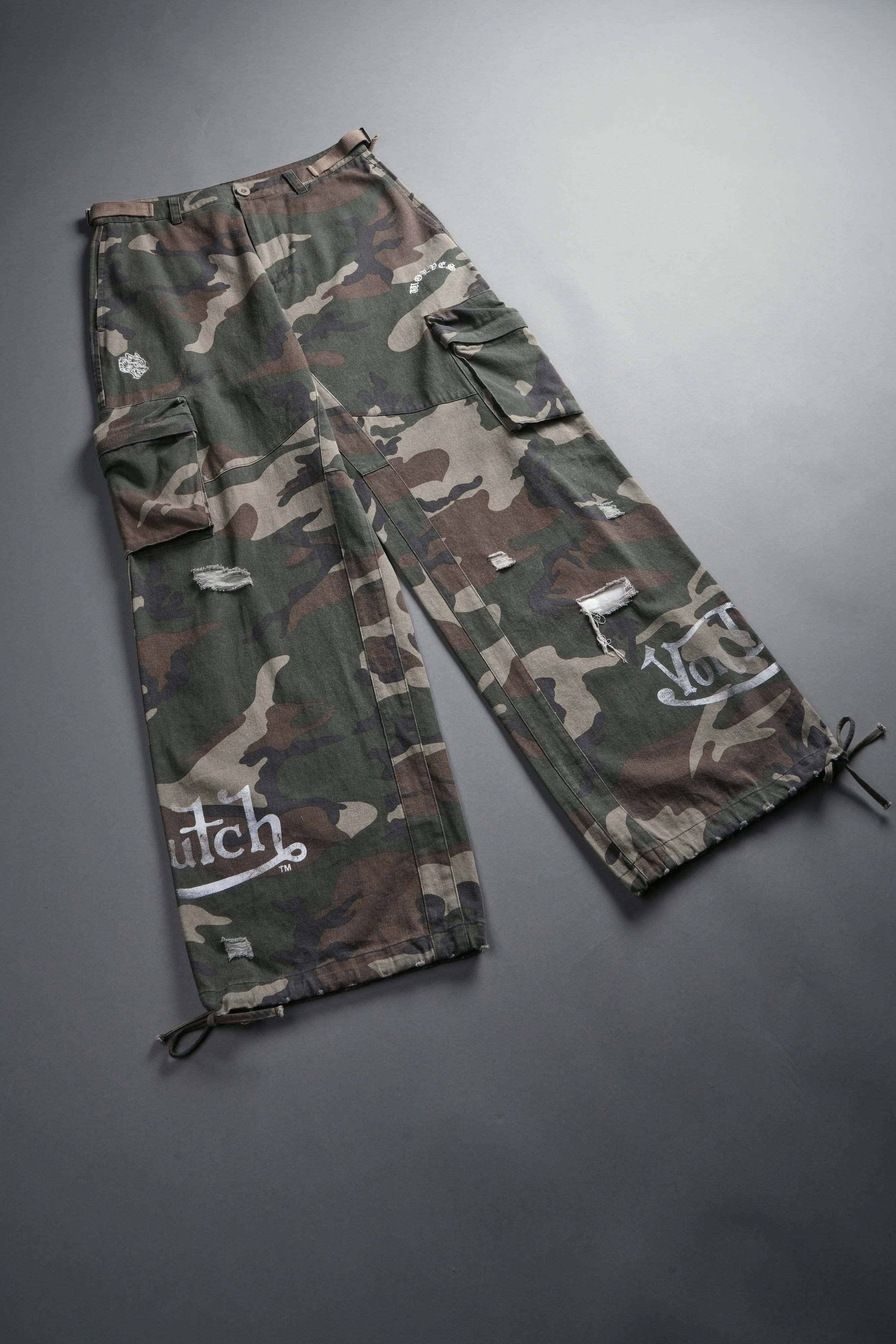 Hellbound Duke Cargo Pants in DSVD Green Camo - Image 9