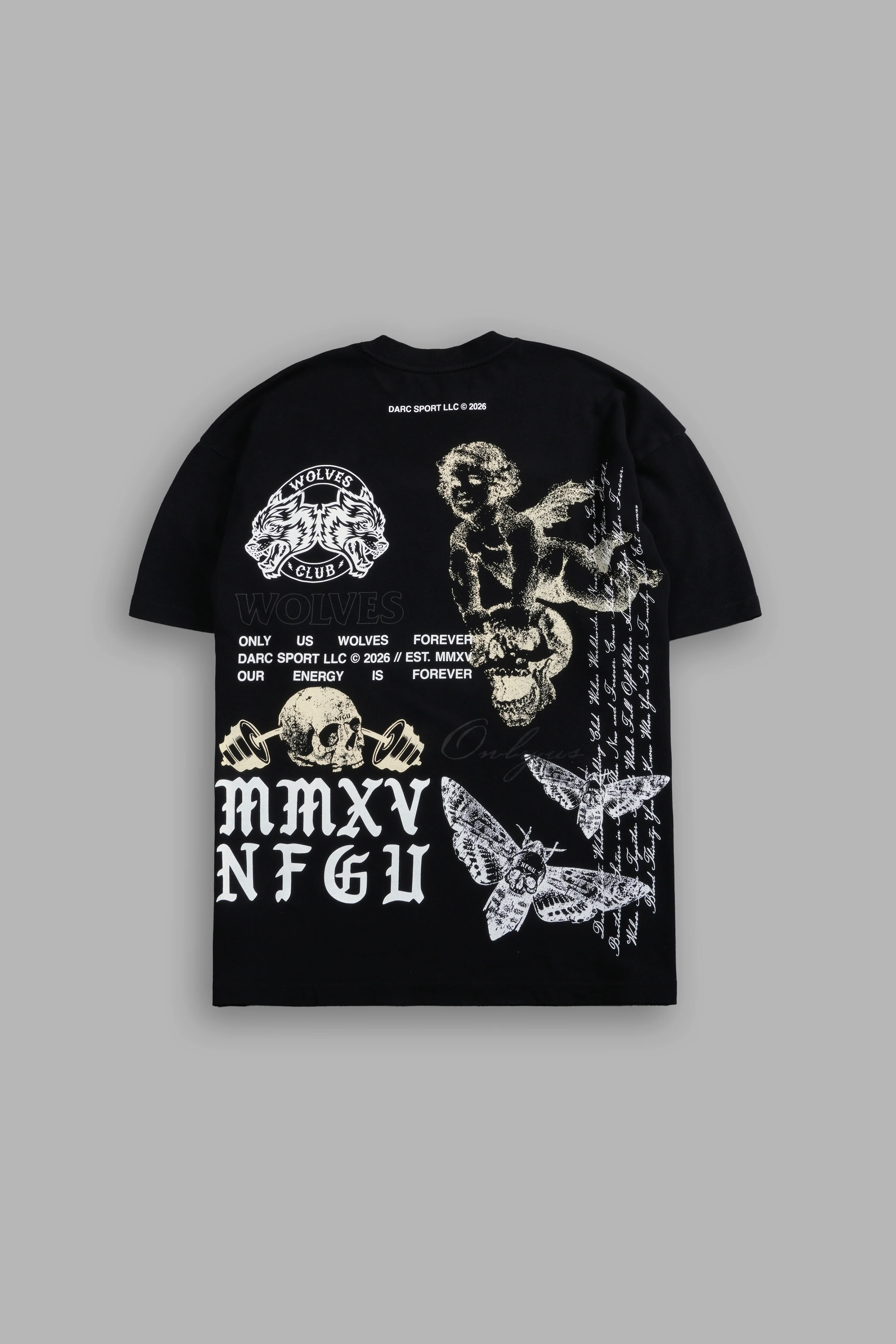 Hollow Virtue "Premium" Oversized Tee in Black