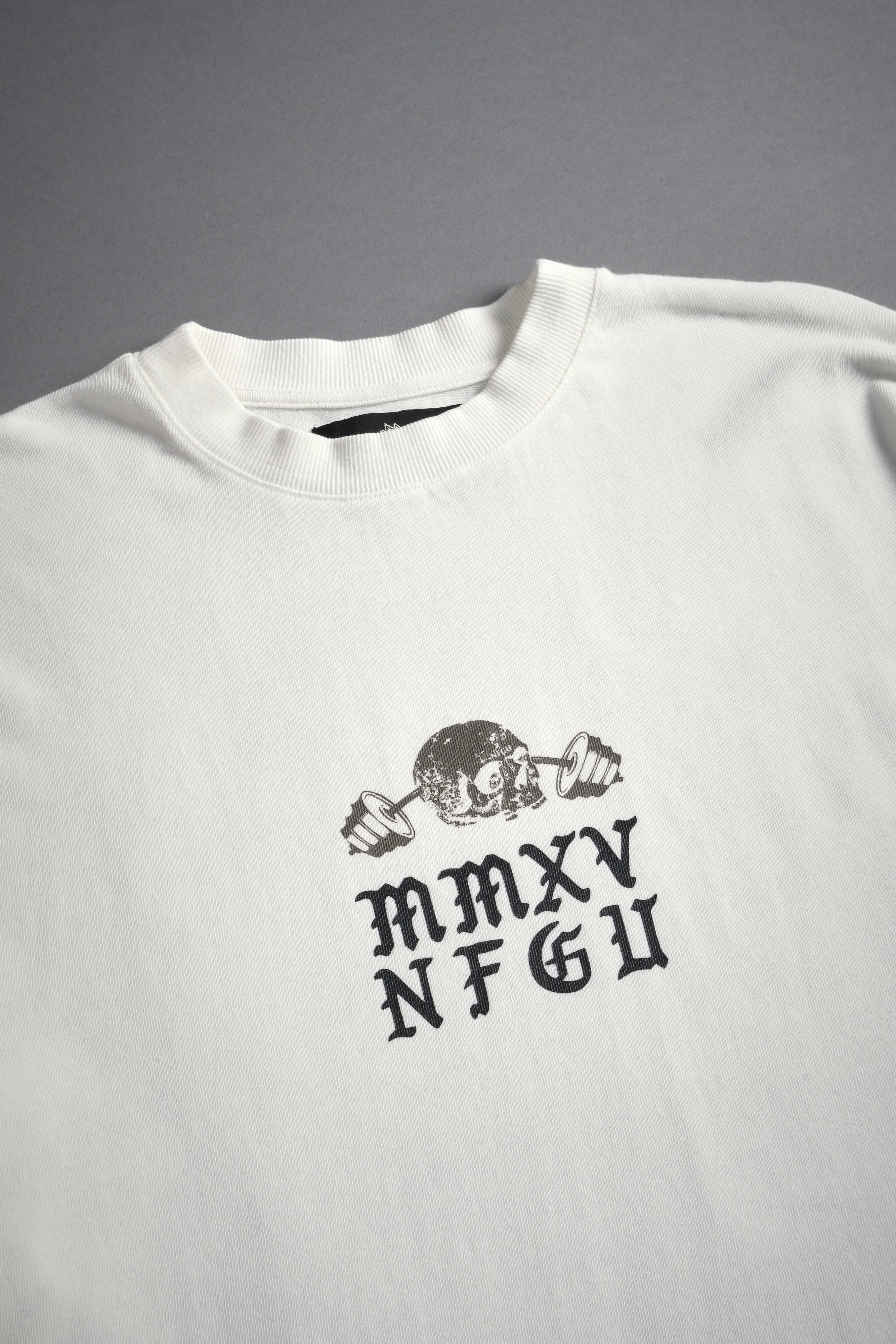 Hollow Virtue "Premium" Oversized Tee in Cream - Image 7