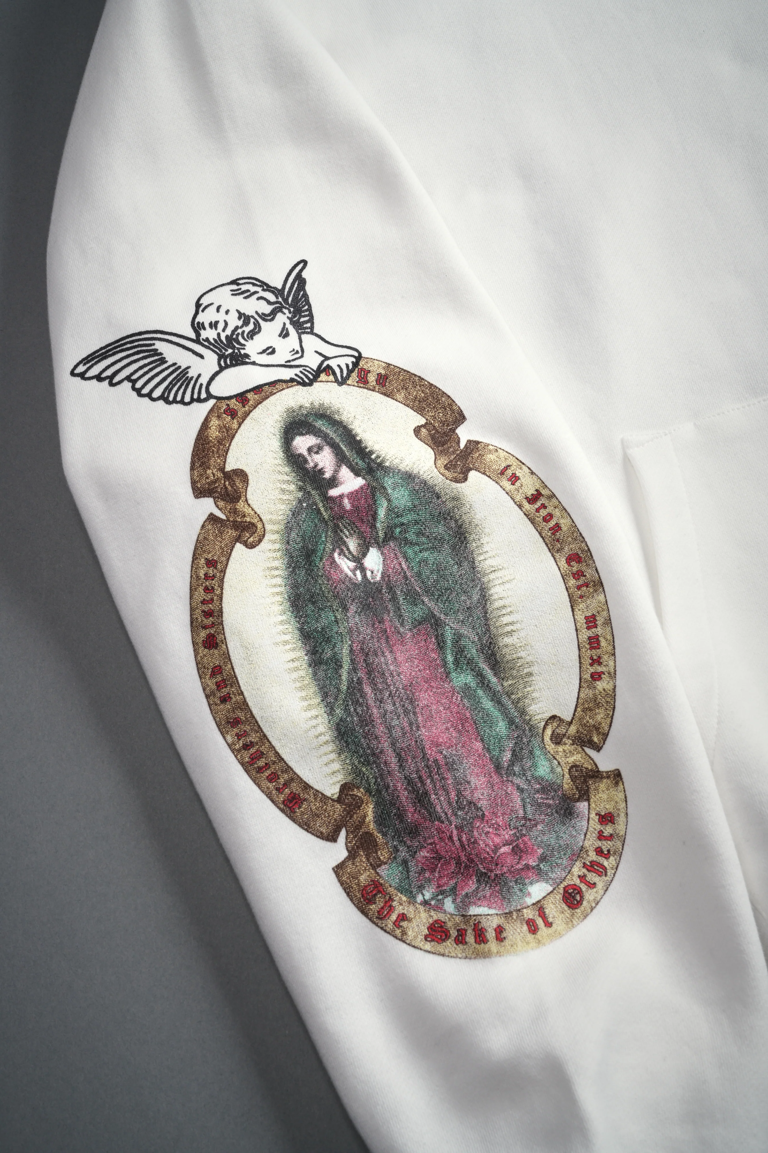 Holy Vow "Pierce" Hoodie in Cream - Image 9