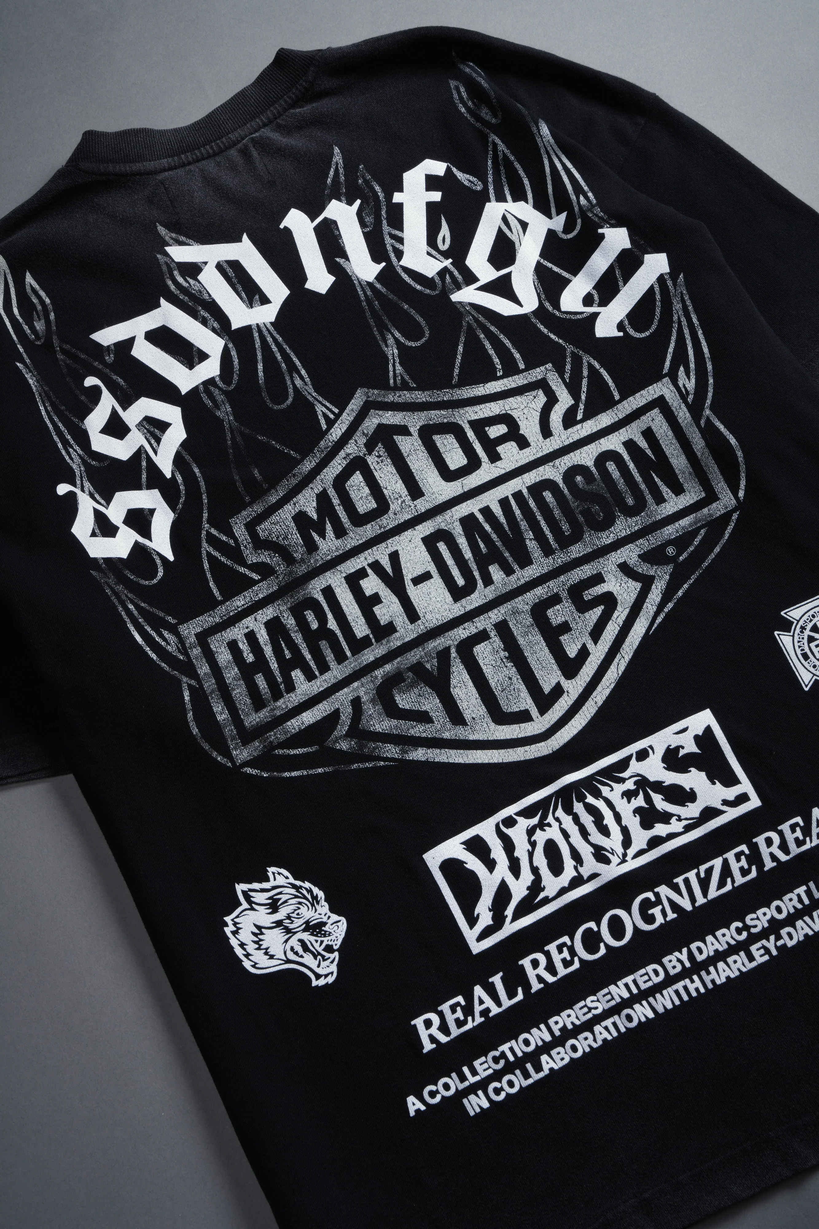 Inferno Wolf "Premium" Oversized Tee in Black - Image 16
