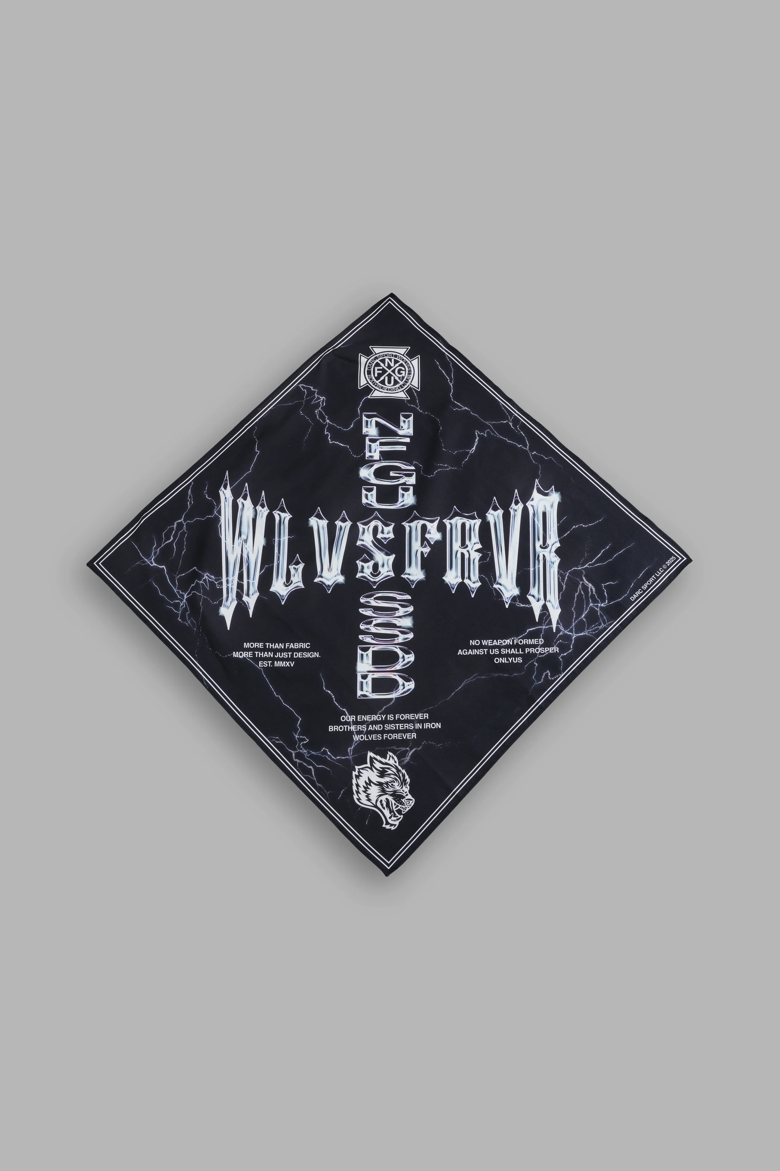 Iron Code Bandana in Black