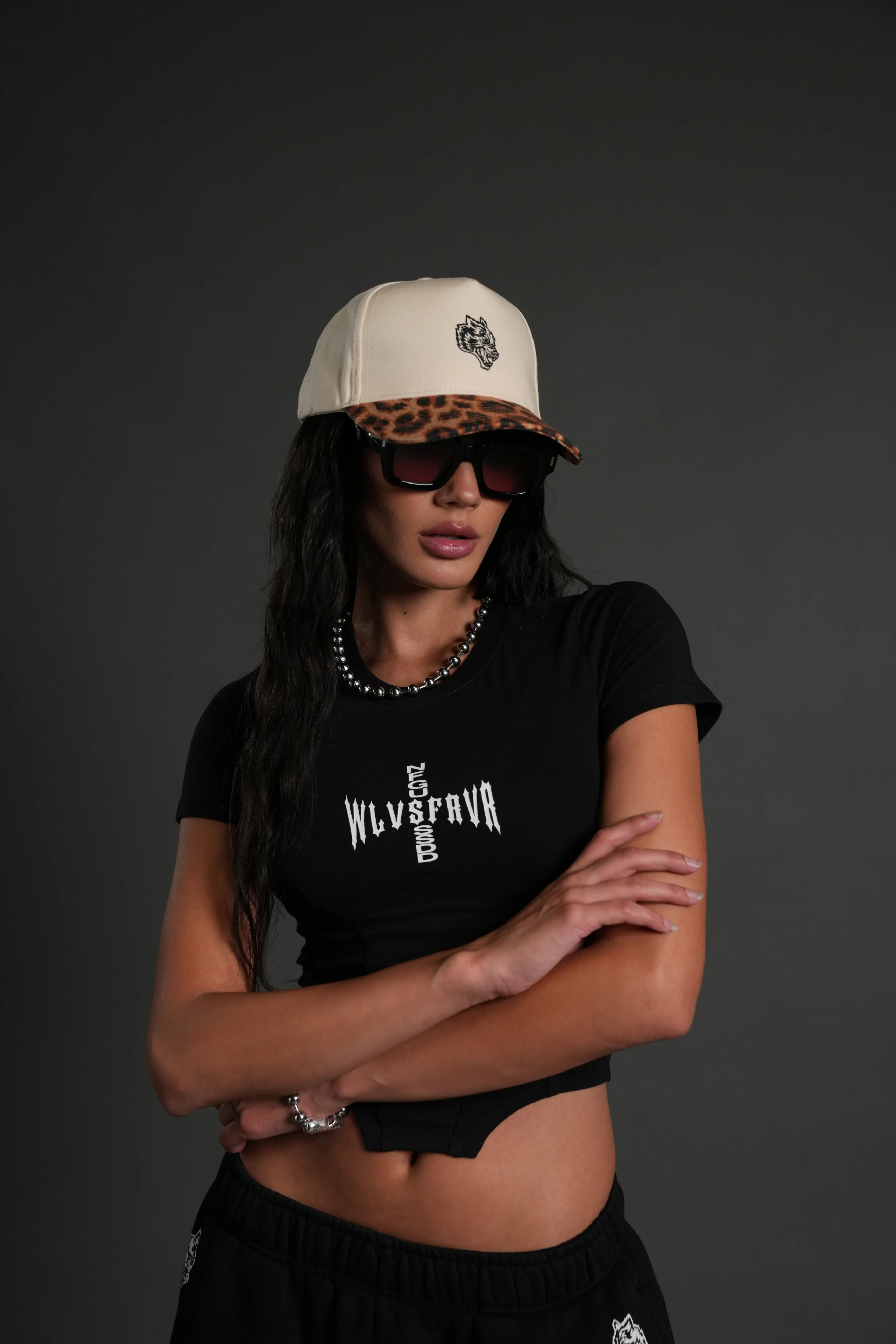 Iron Code Salem Corset Tee in Black - Image 2