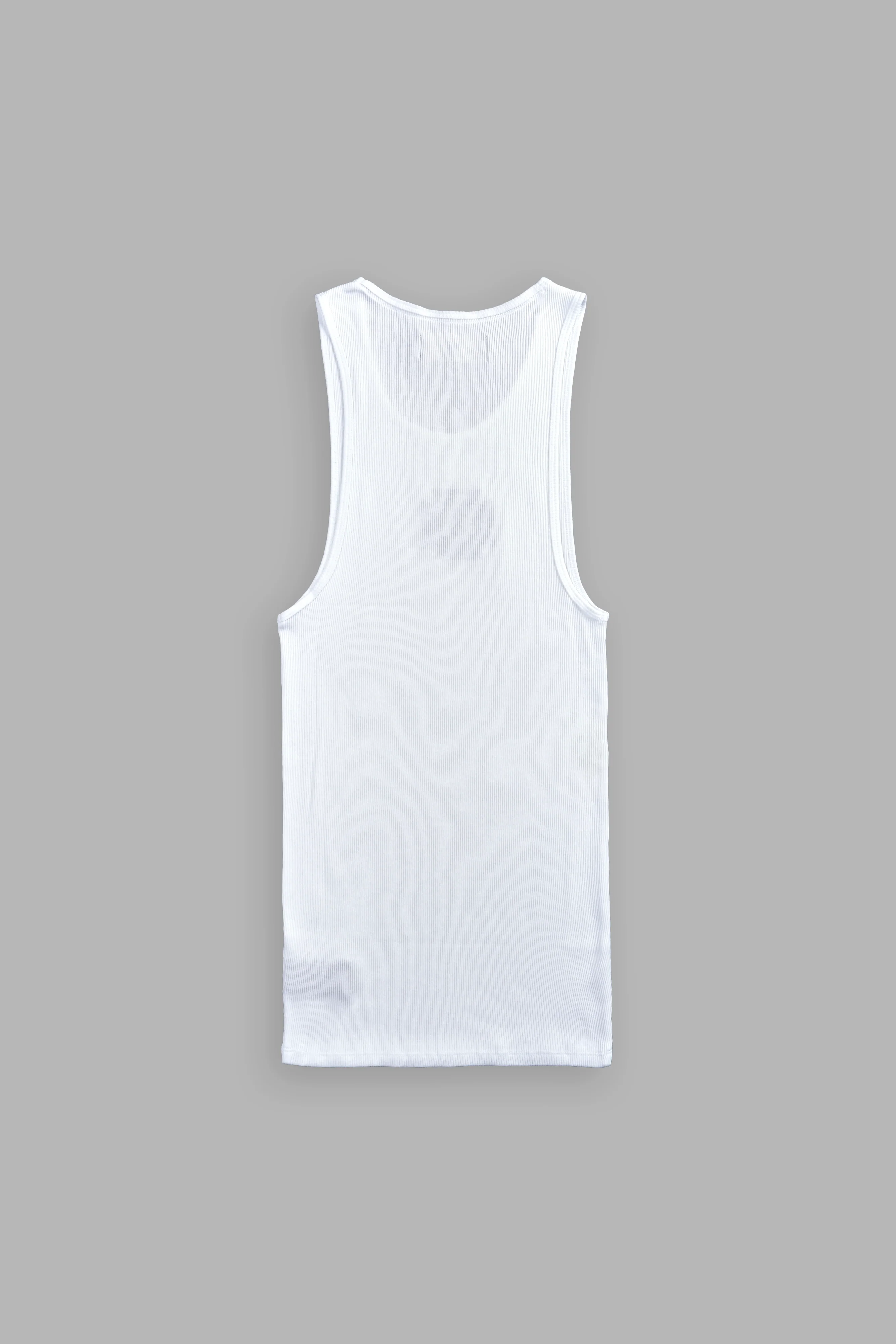 Iron Cross "Ribbed" Tank in White - Image 3