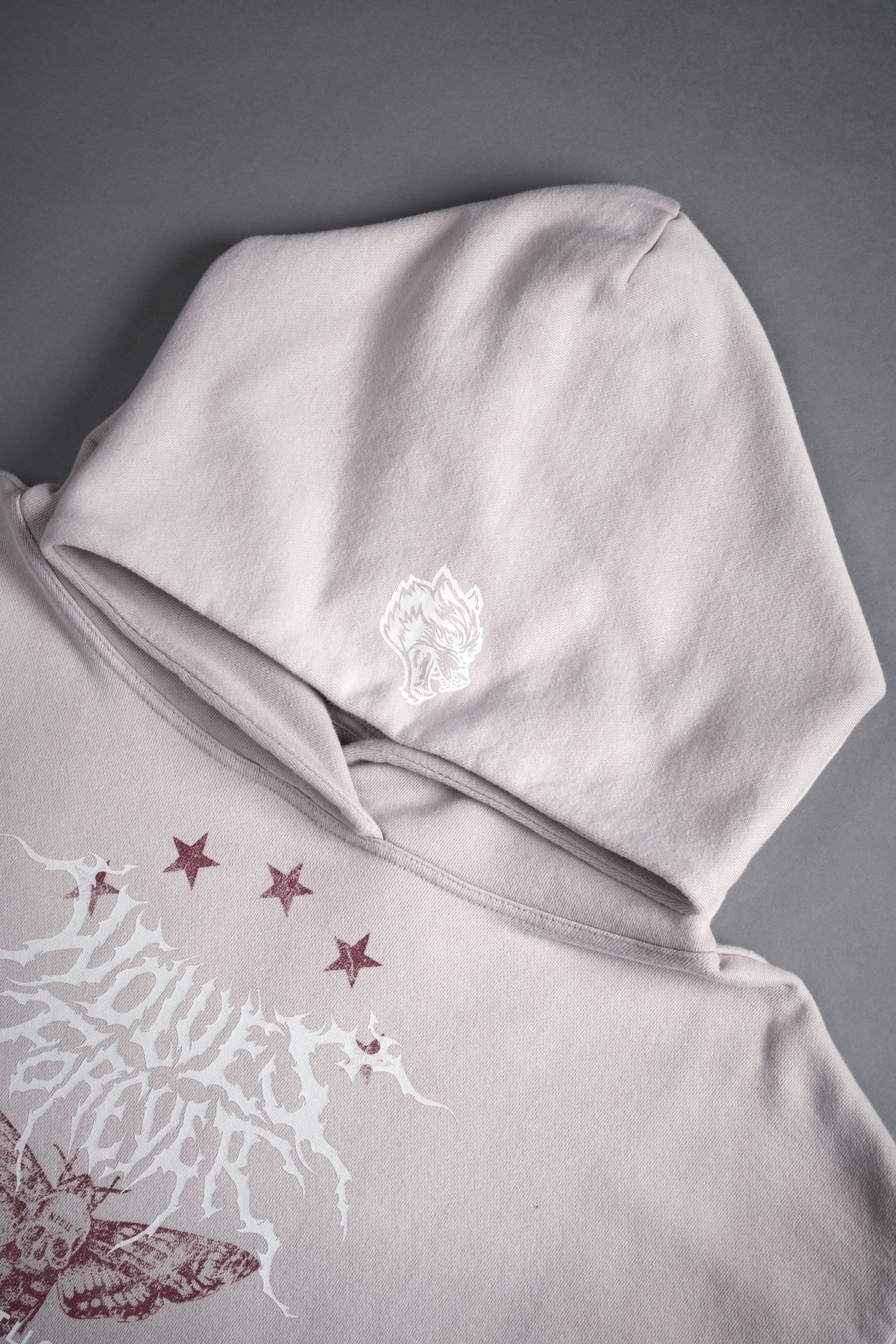 Iron Pack Grunge Gage Cap Sleeve Hoodie in Clay - Image 7