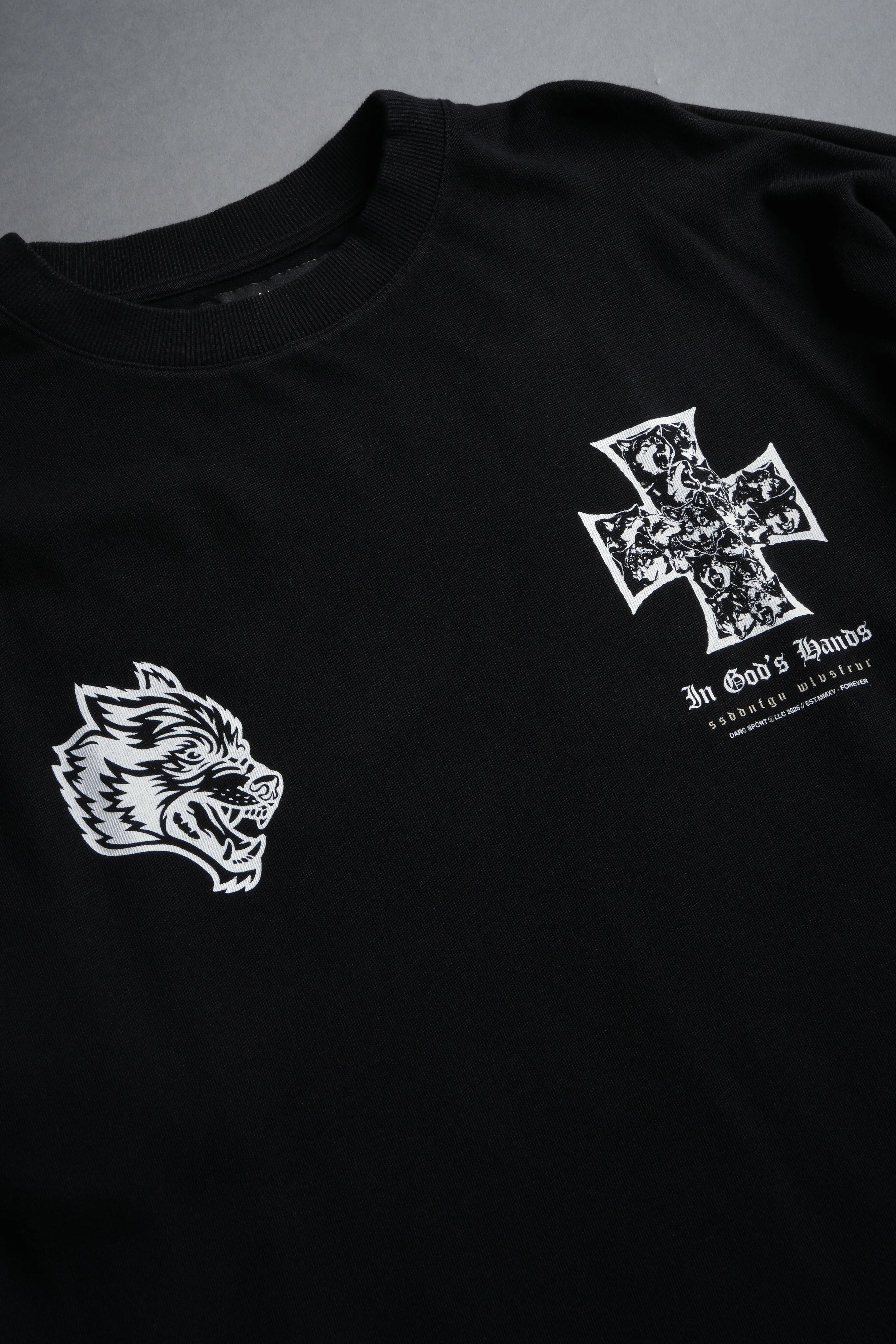 Iron Wolf Pack "Premium" Oversized Tee in Black - Image 15