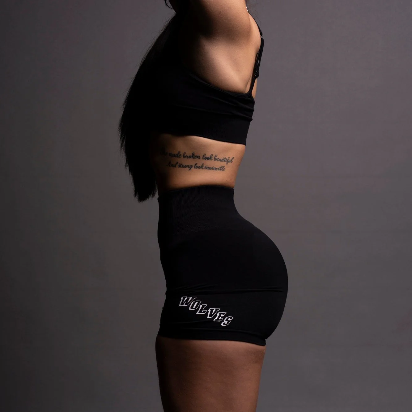 Journey Everson Seamless "Training" Shorts in Black - Image 10