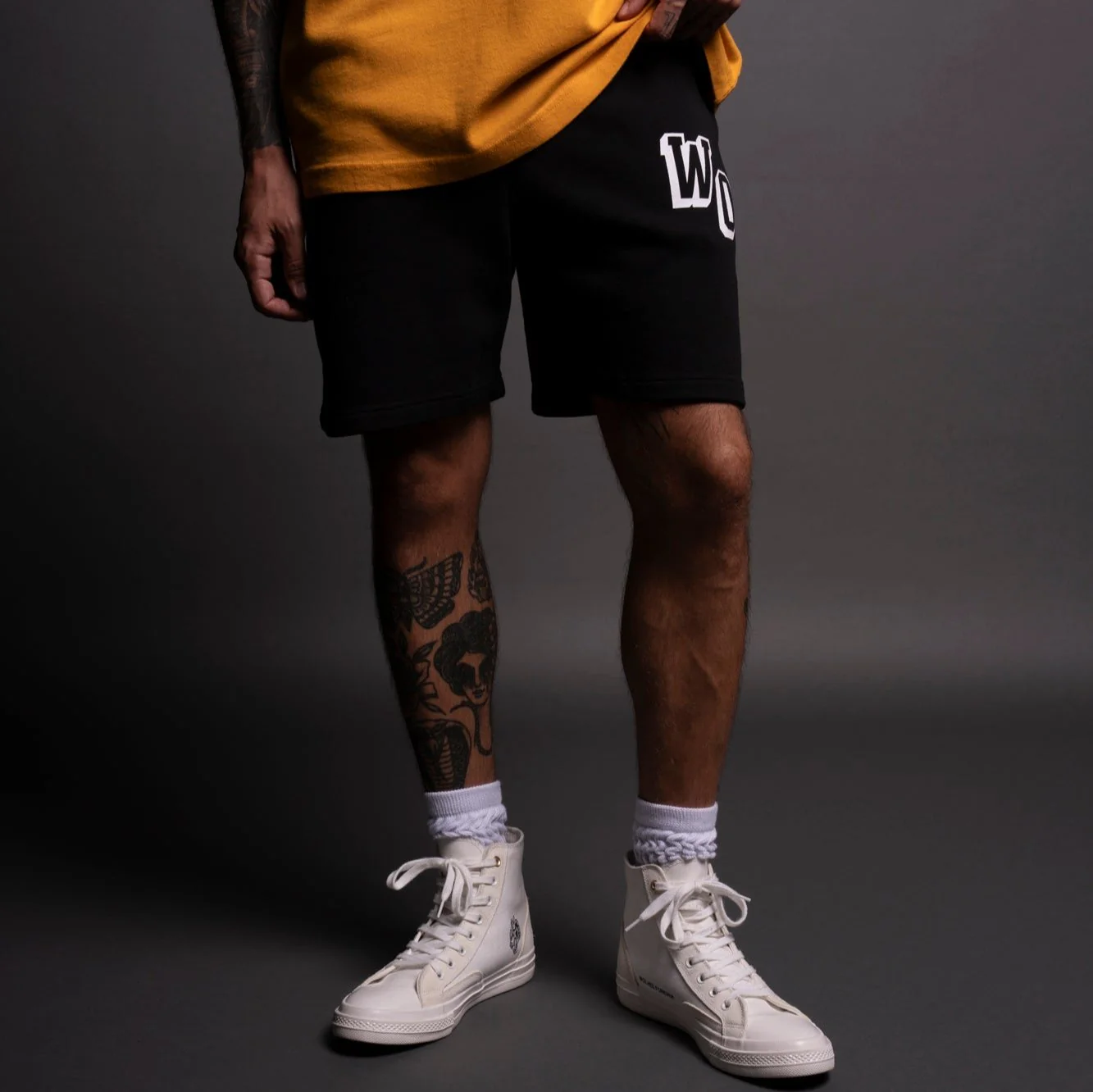 Journey Liam Sweat Shorts in Black - Image 3