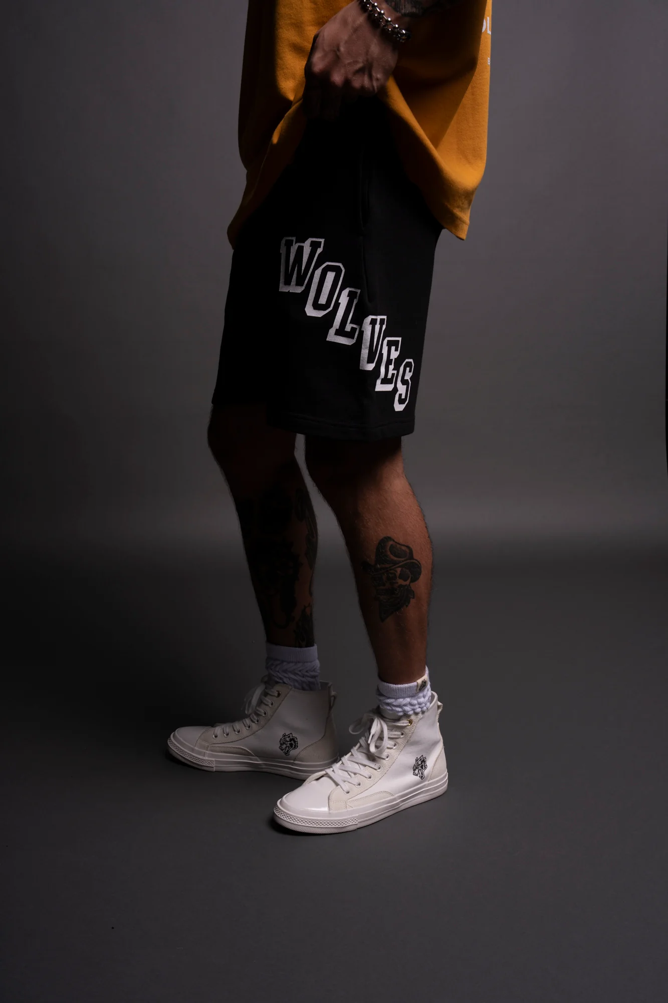 Journey Liam Sweat Shorts in Black - Image 4