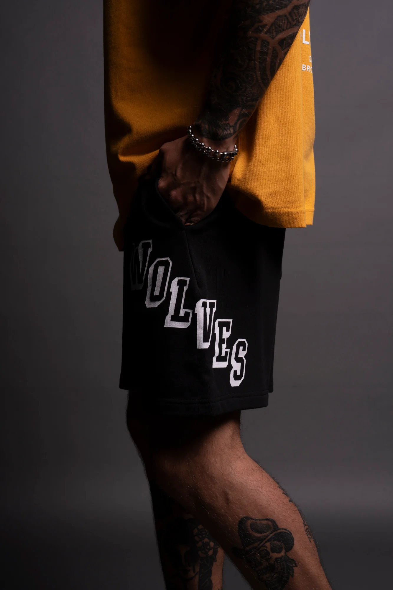 Journey Liam Sweat Shorts in Black - Image 6