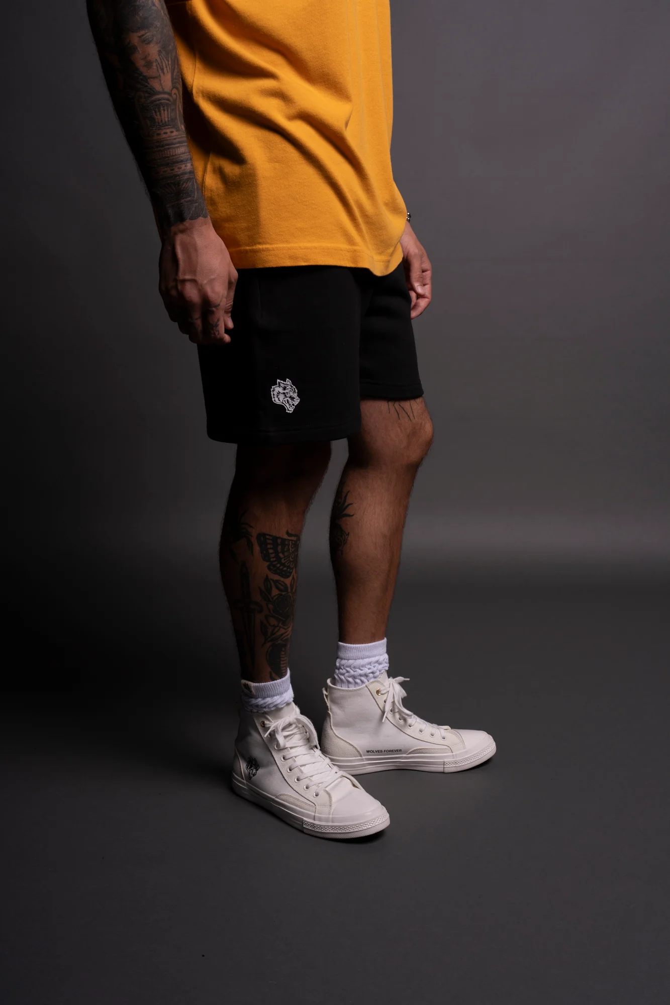 Journey Liam Sweat Shorts in Black - Image 8