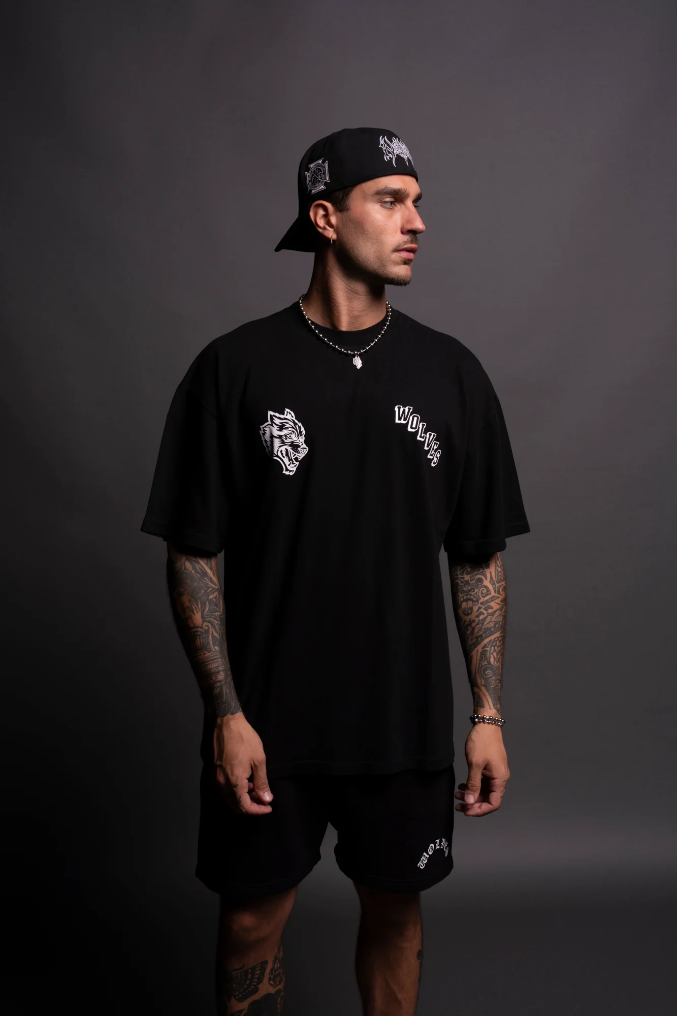Journey "Premium" Oversized Tee in Black - Image 4