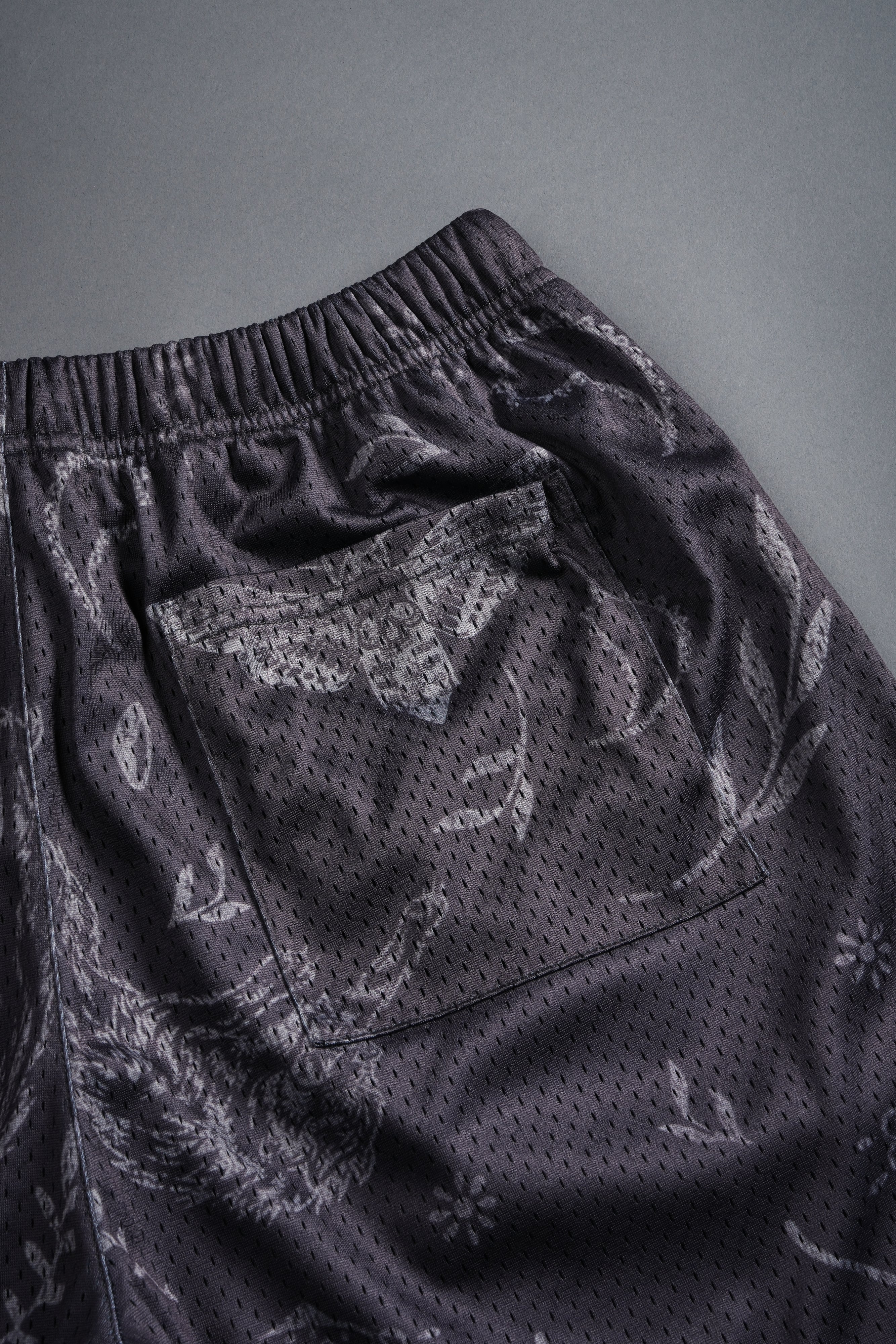 Just Look Up Mesh Shorts in Wolf Gray - Image 5