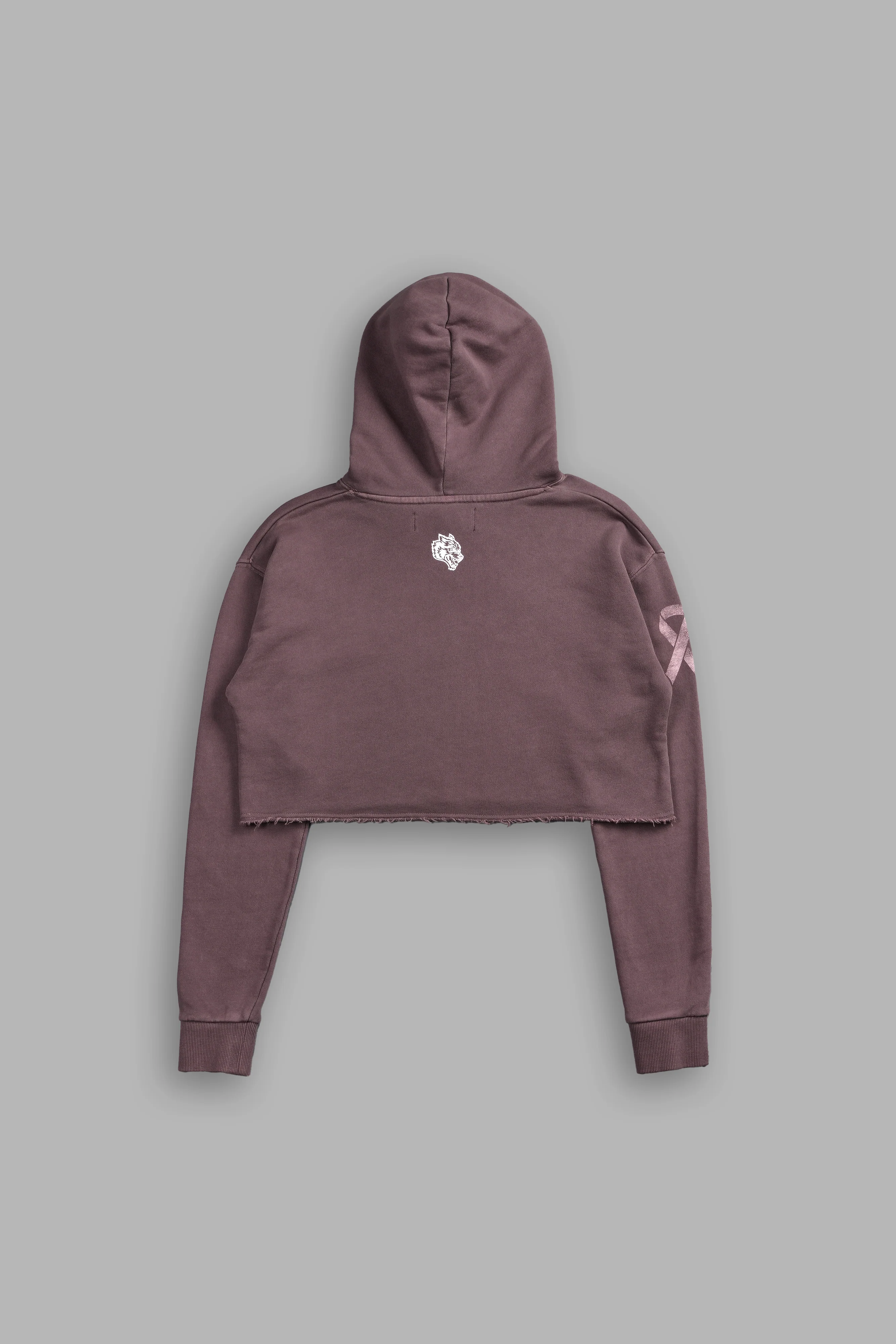 Keep Climbing "Pierce" (Cropped) Hoodie in Rose Taupe - Image 4