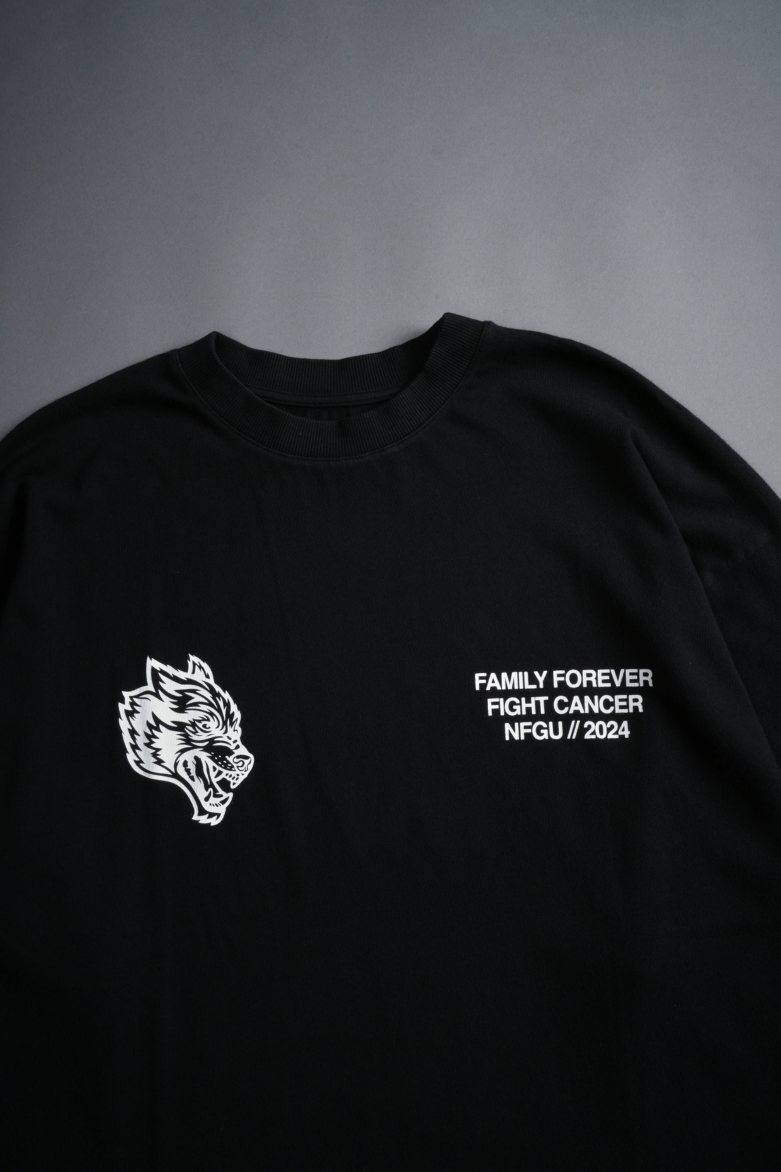 Keep On Fighting "Premium" Oversized Tee in Black - Image 6