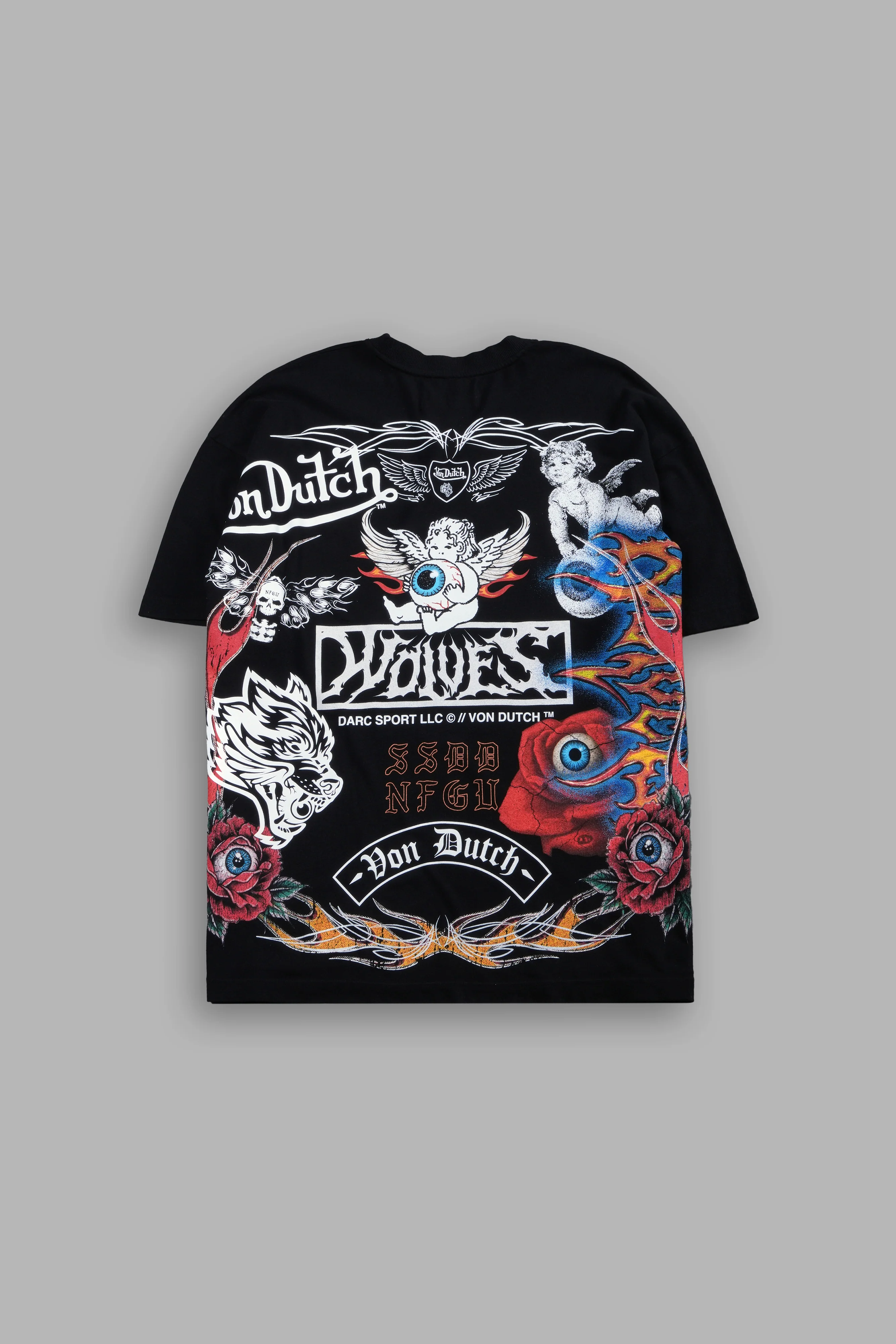 Kulture Klash Premium Oversized Tee in Black