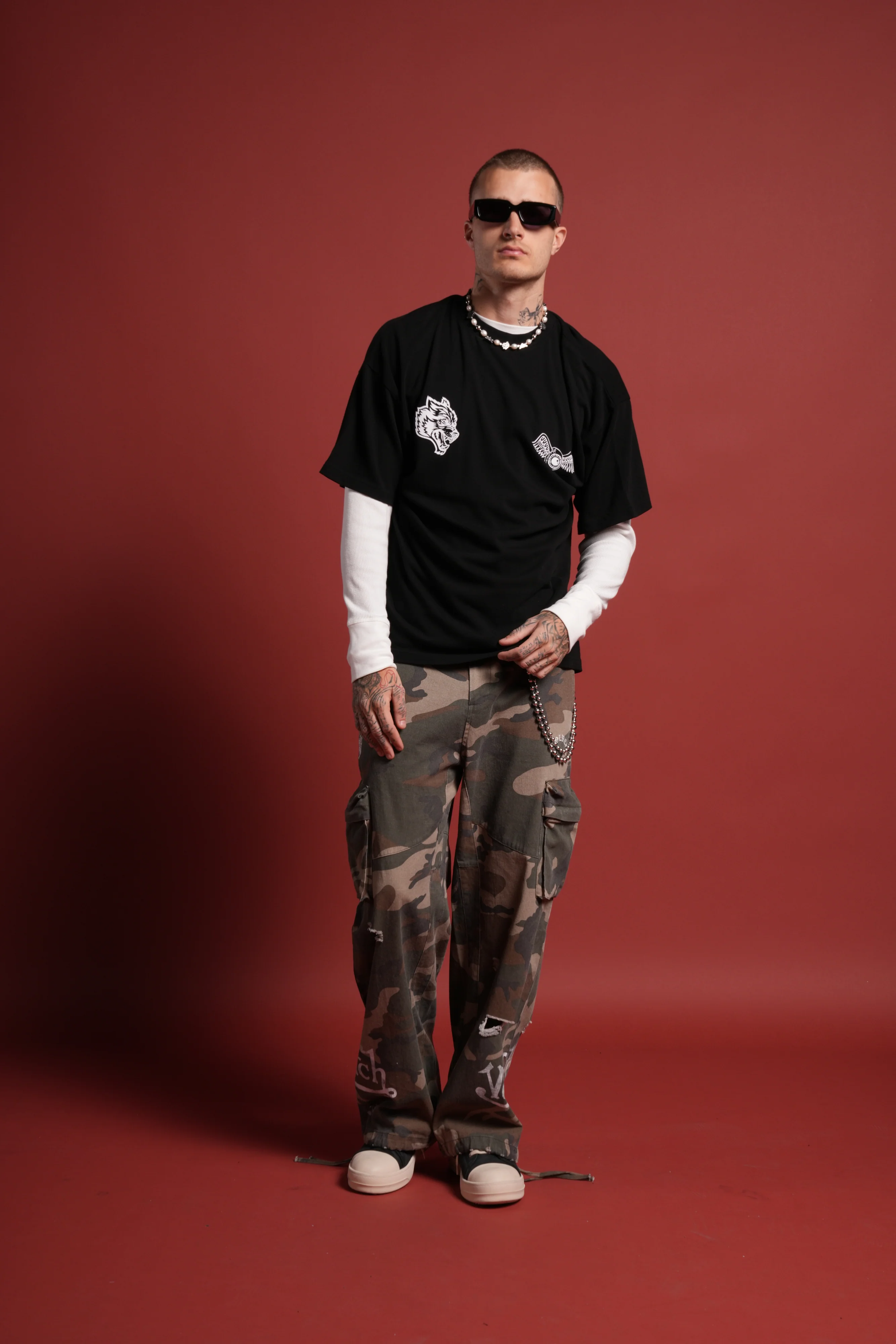 Kulture Klash Premium Oversized Tee in Black - Image 5