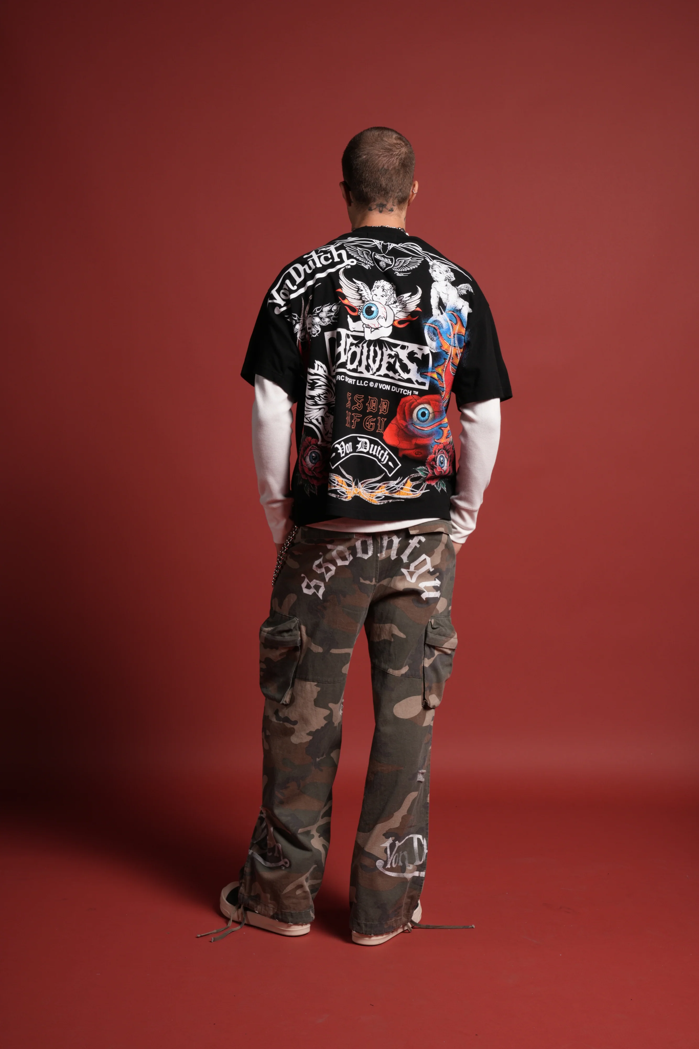 Kulture Klash Premium Oversized Tee in Black - Image 6