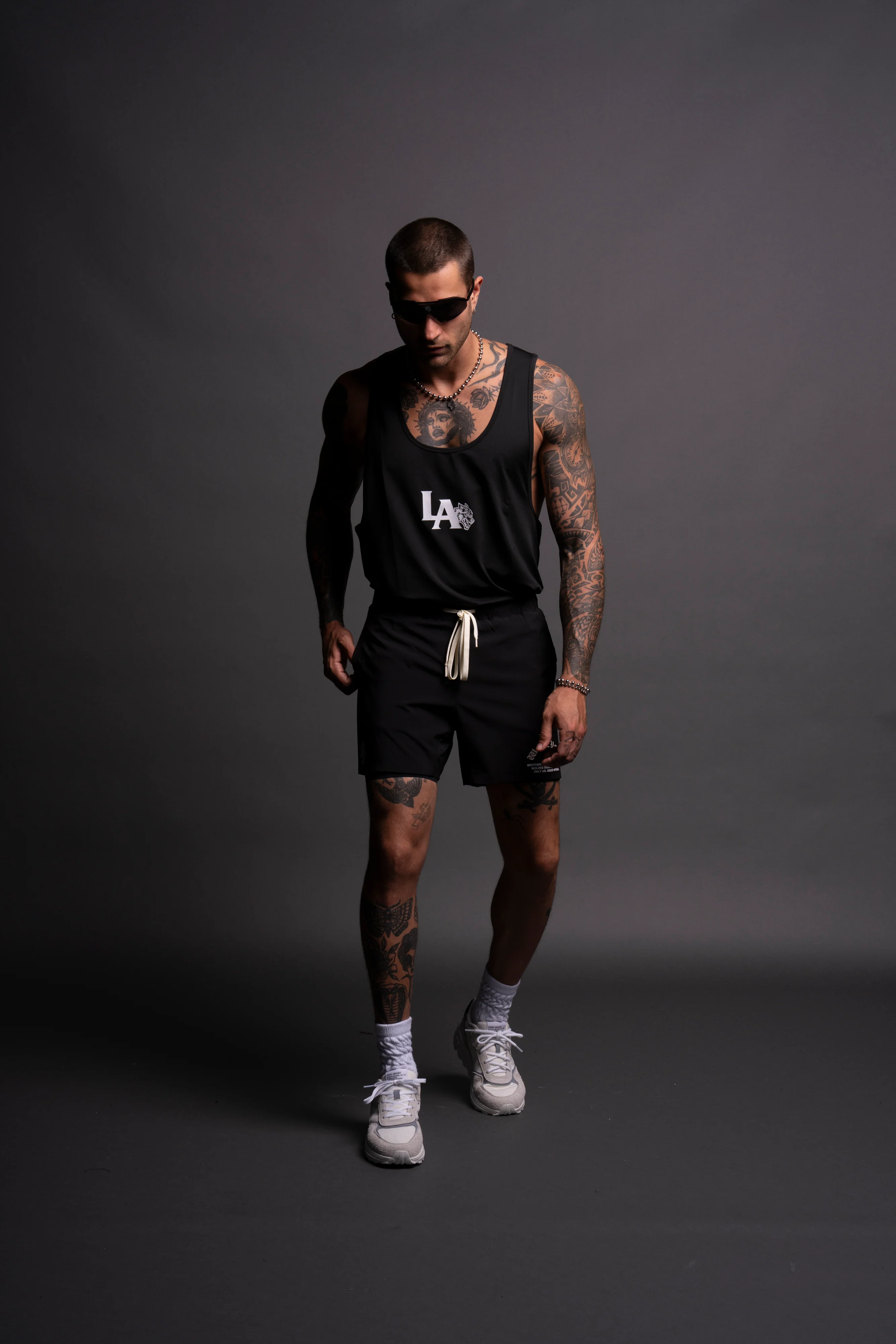 LA Wolf "Dry Wolf" (Mecca) Tank in Black - Image 4