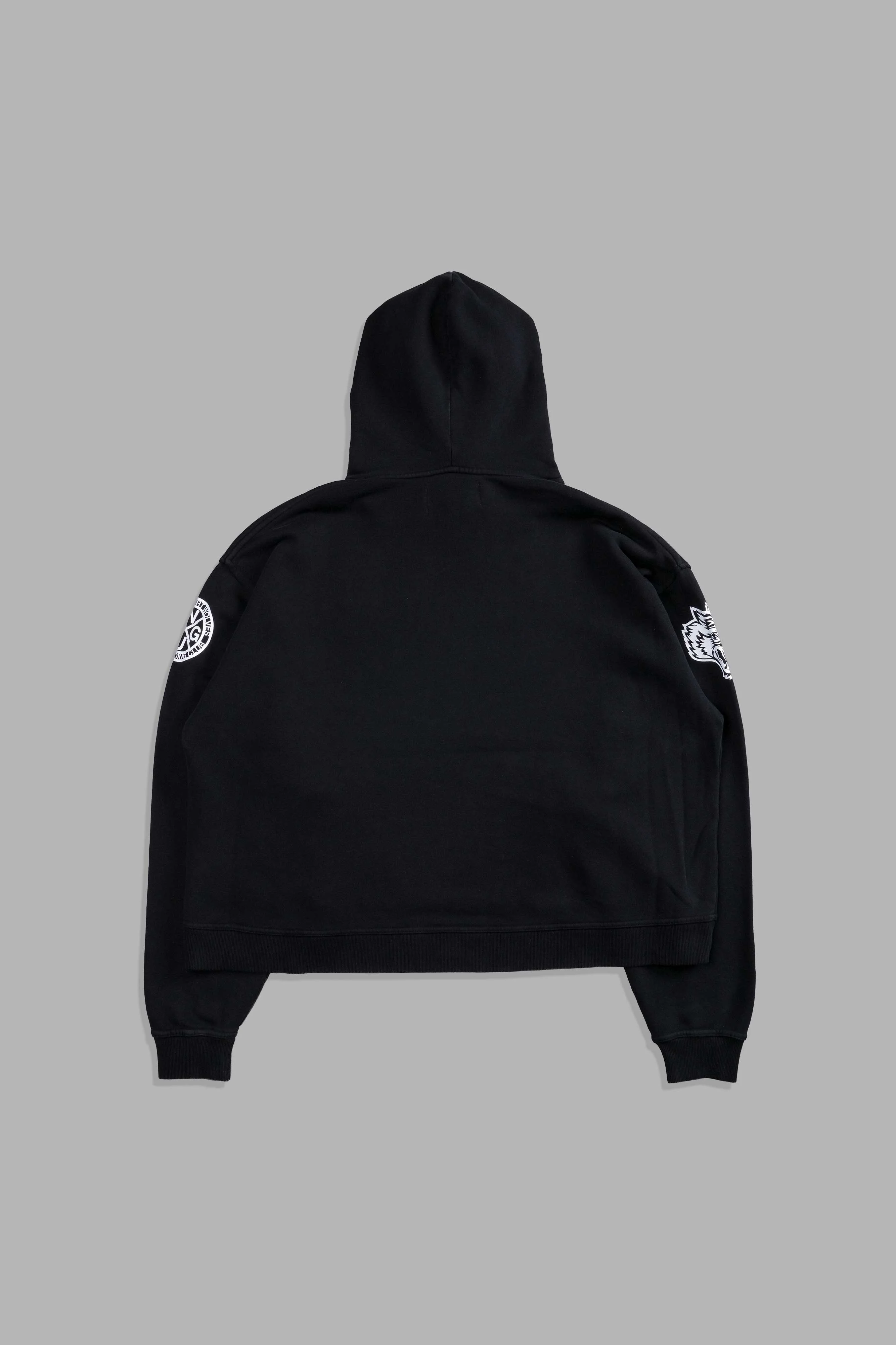 LA Wolves League "Box Cut" Hoodie in Black - Image 3