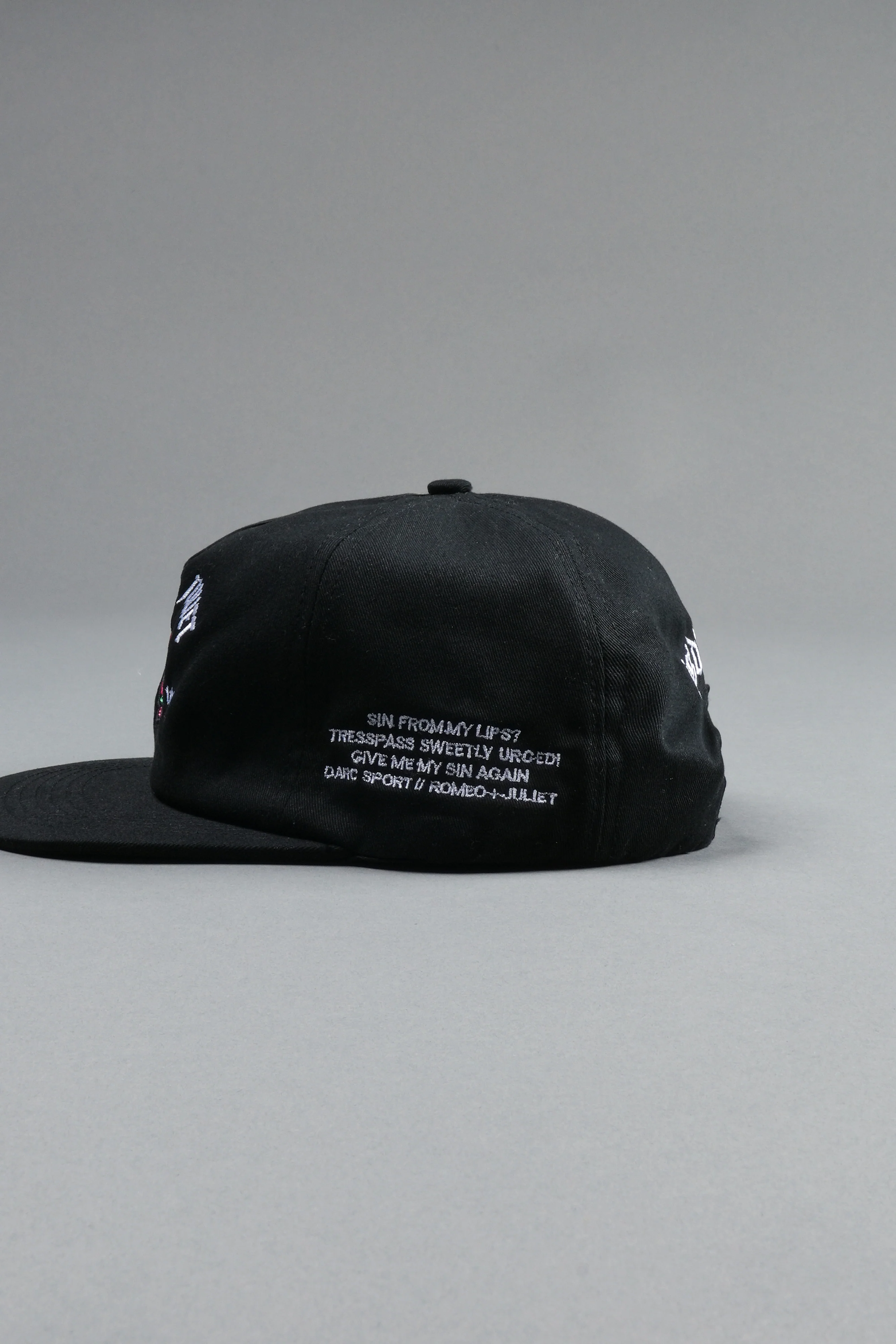 Last Love Vintage 5 Panel Hat in Black - Image 6
