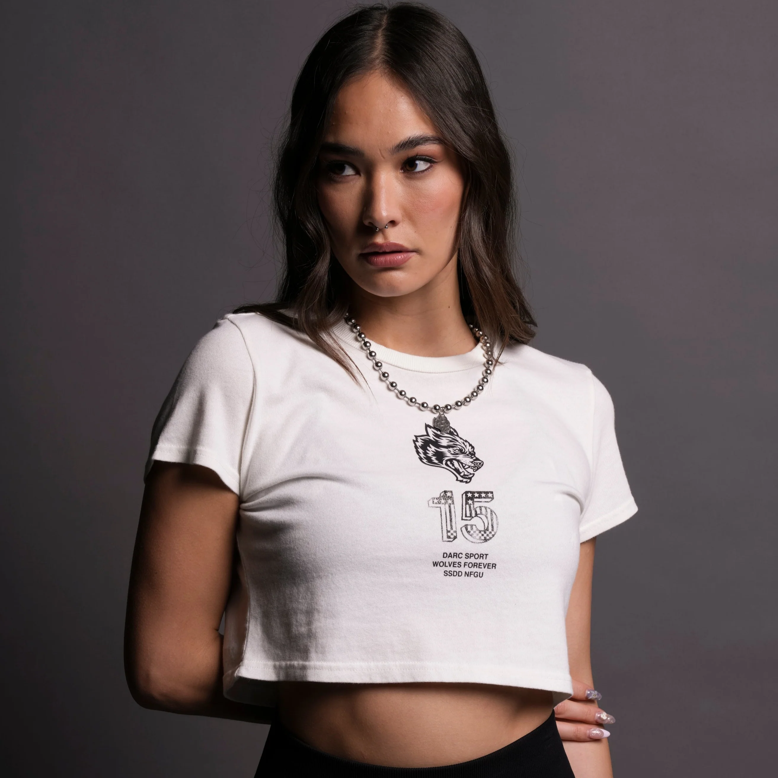 Life Moves Fast V2 "Vintage Timeless" (Cropped) Tee in Cream