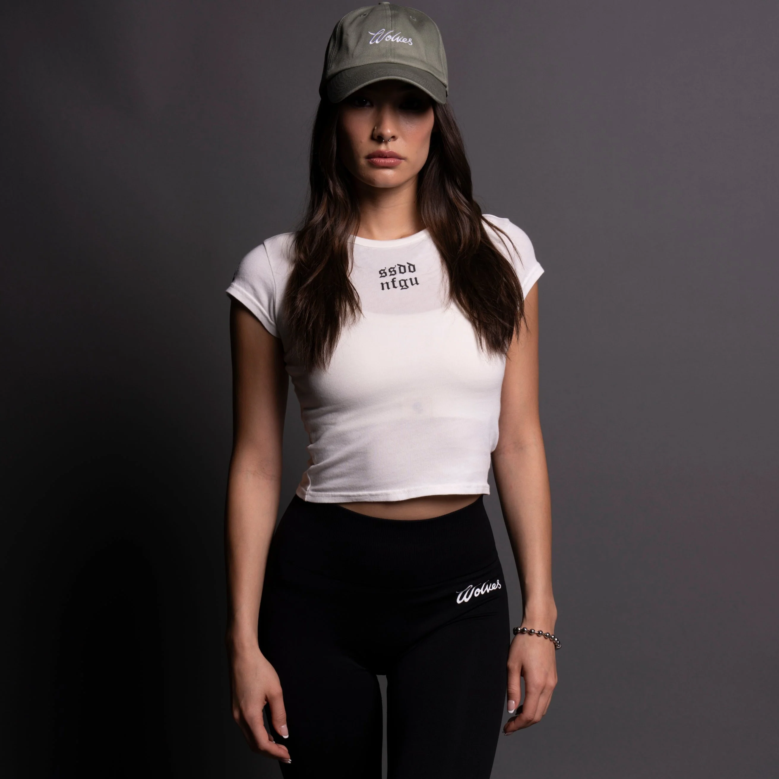 Look Up Baby Tee in Cream - Image 2