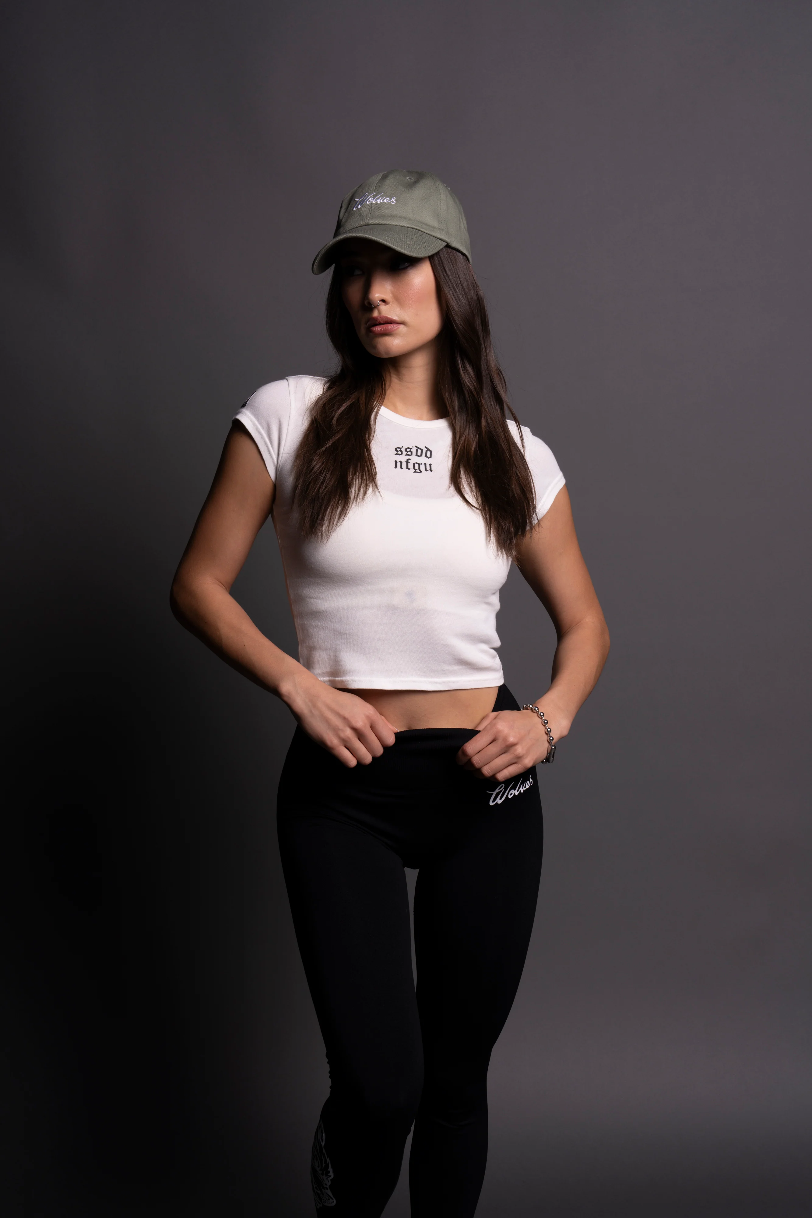 Look Up Baby Tee in Cream - Image 5
