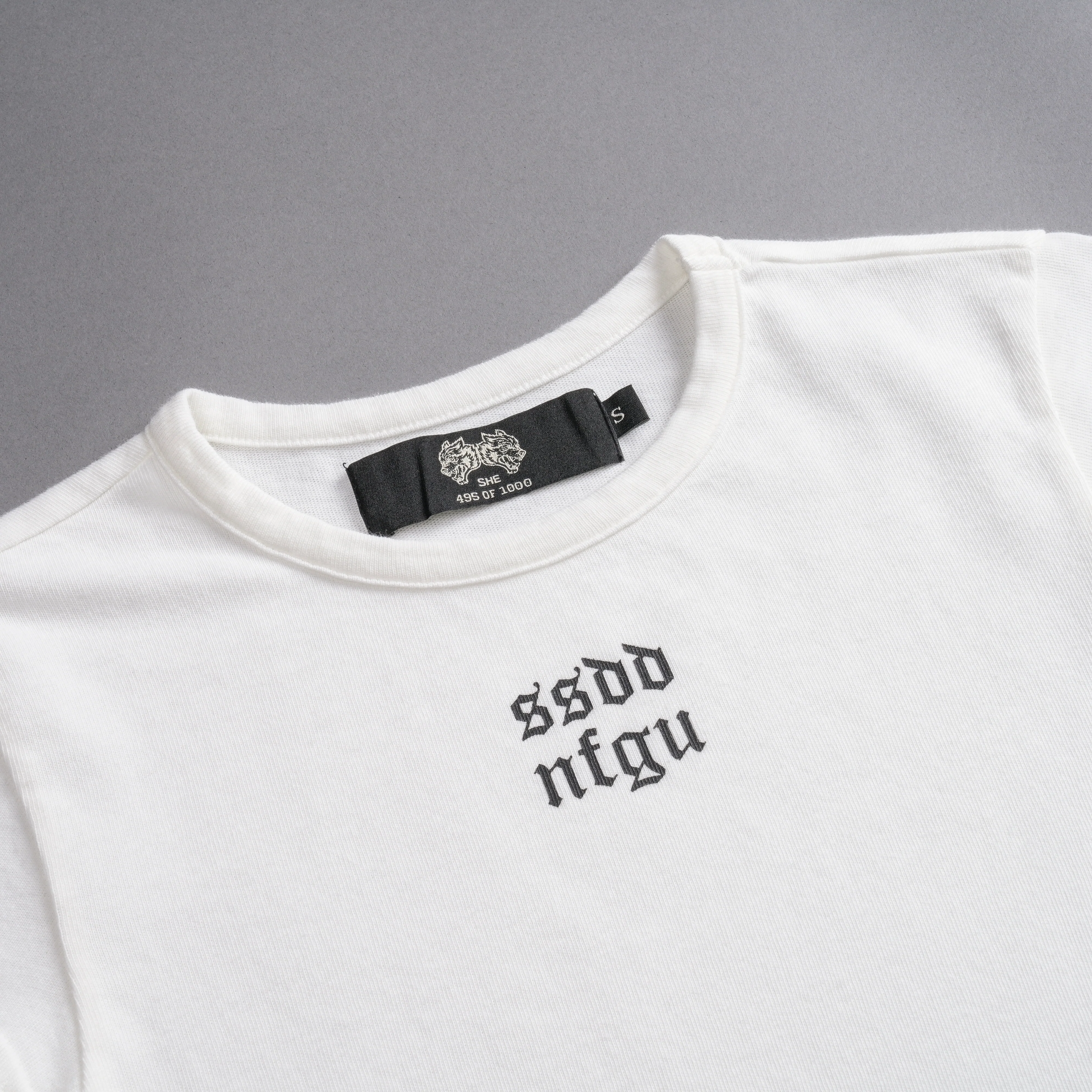 Look Up Baby Tee in Cream - Image 8