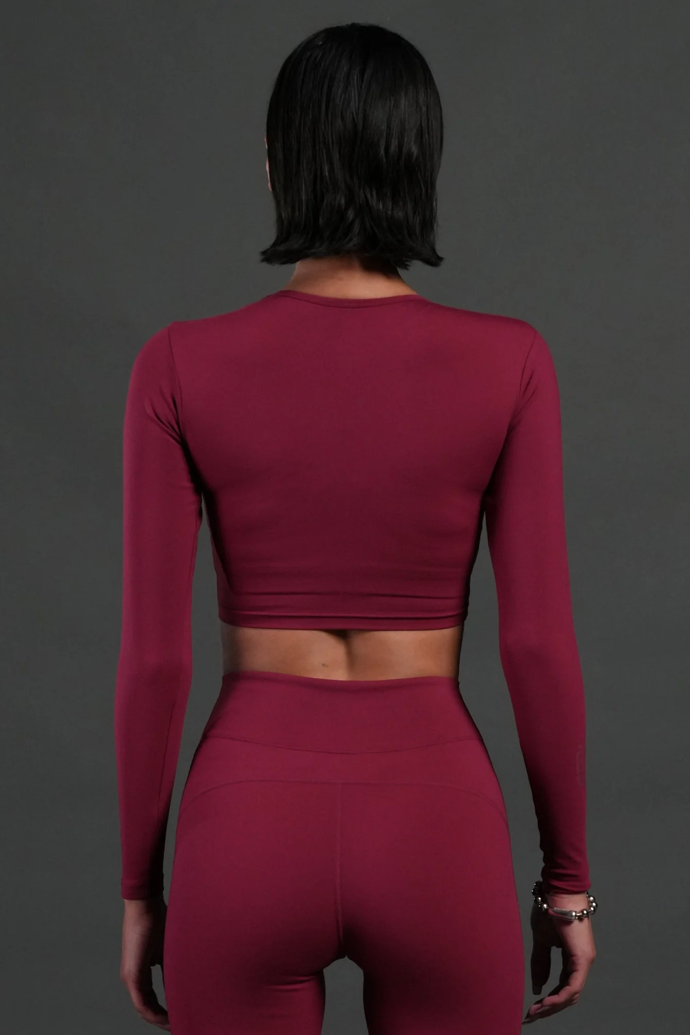 Love Story L/S "Energy" Top in Deep Raspberry - Image 2