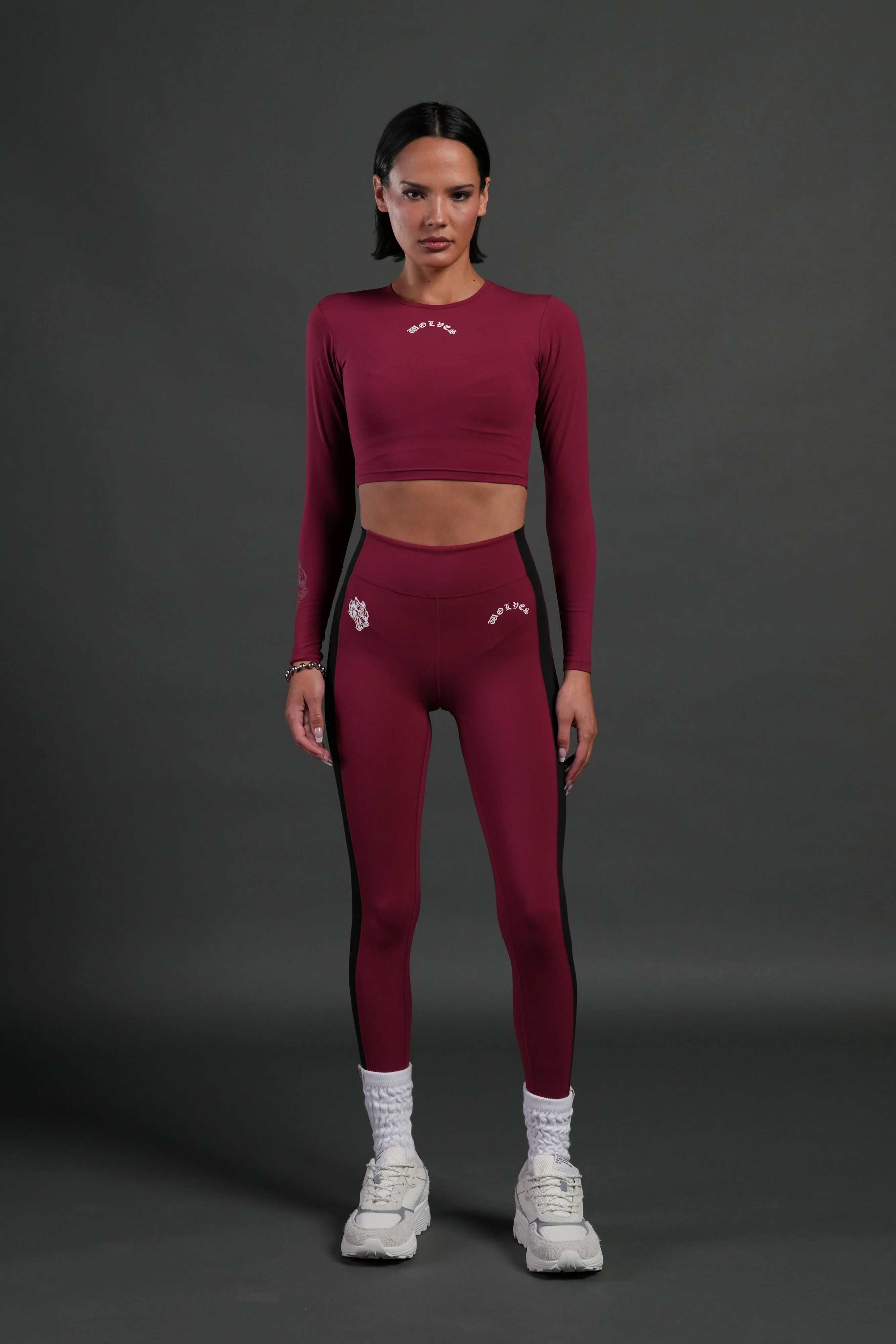 Love Story L/S "Energy" Top in Deep Raspberry - Image 3