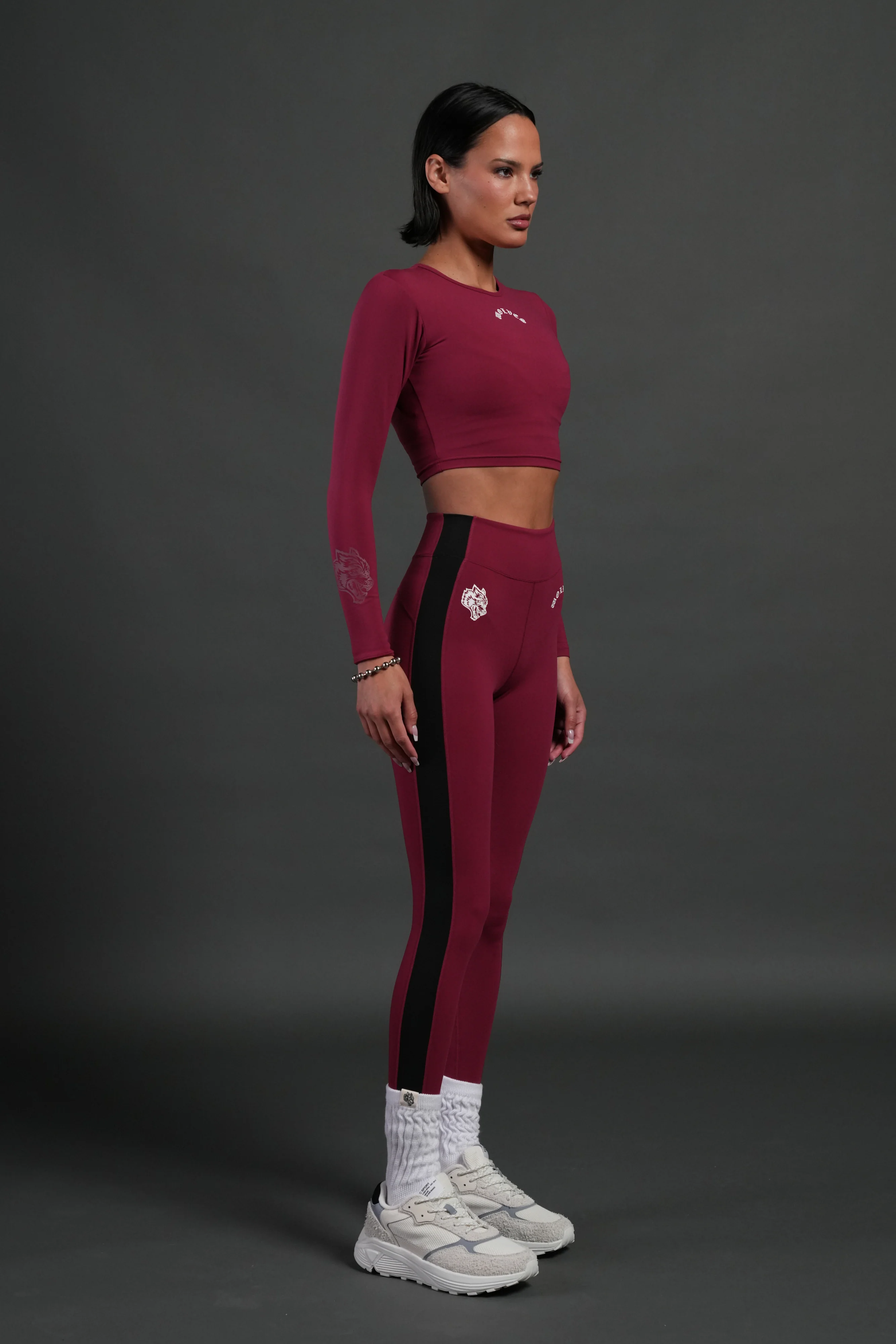 Love Story L/S "Energy" Top in Deep Raspberry - Image 4