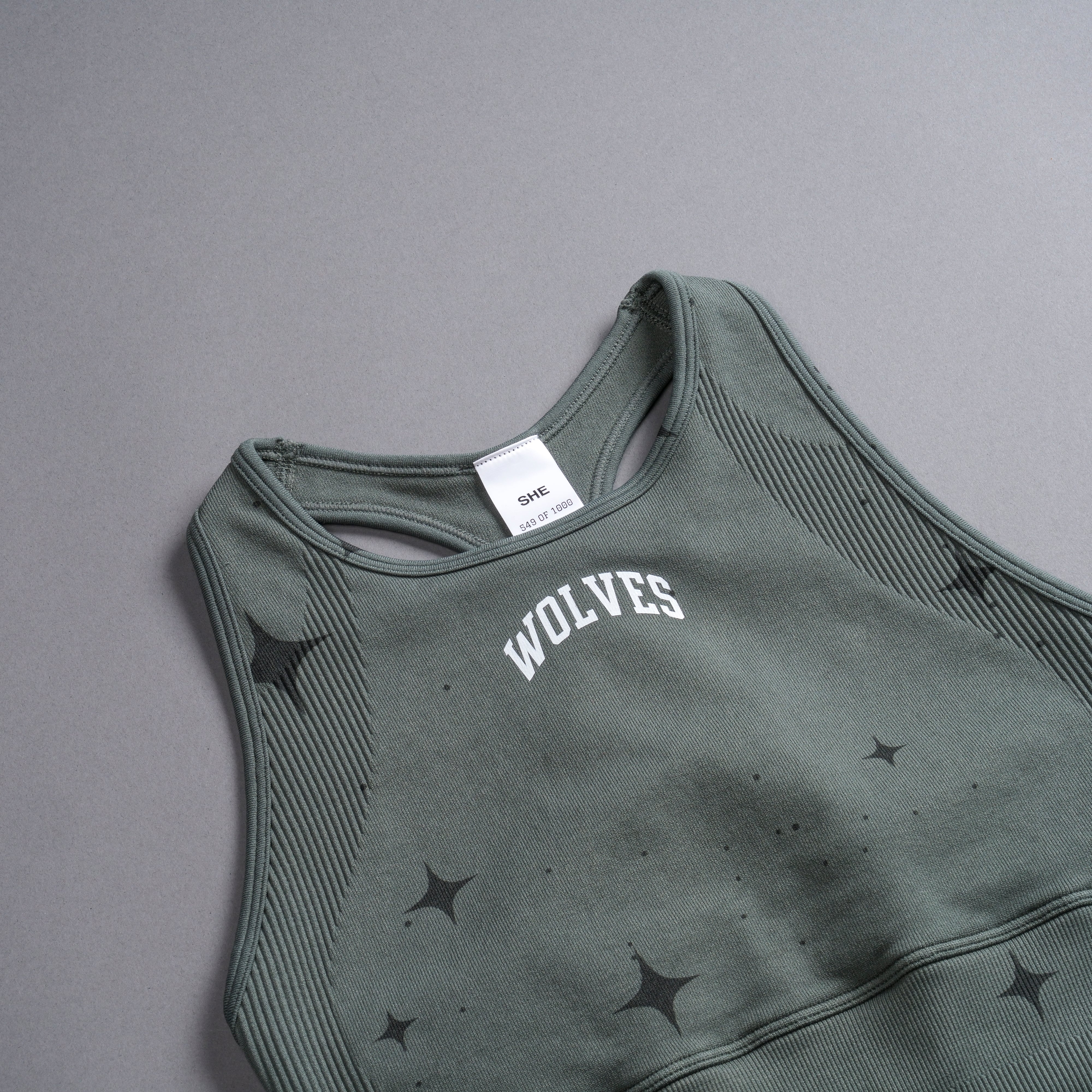 Loyalty "Everson Seamless" Racerback Tank in Greek Stone Starry Night - Image 8