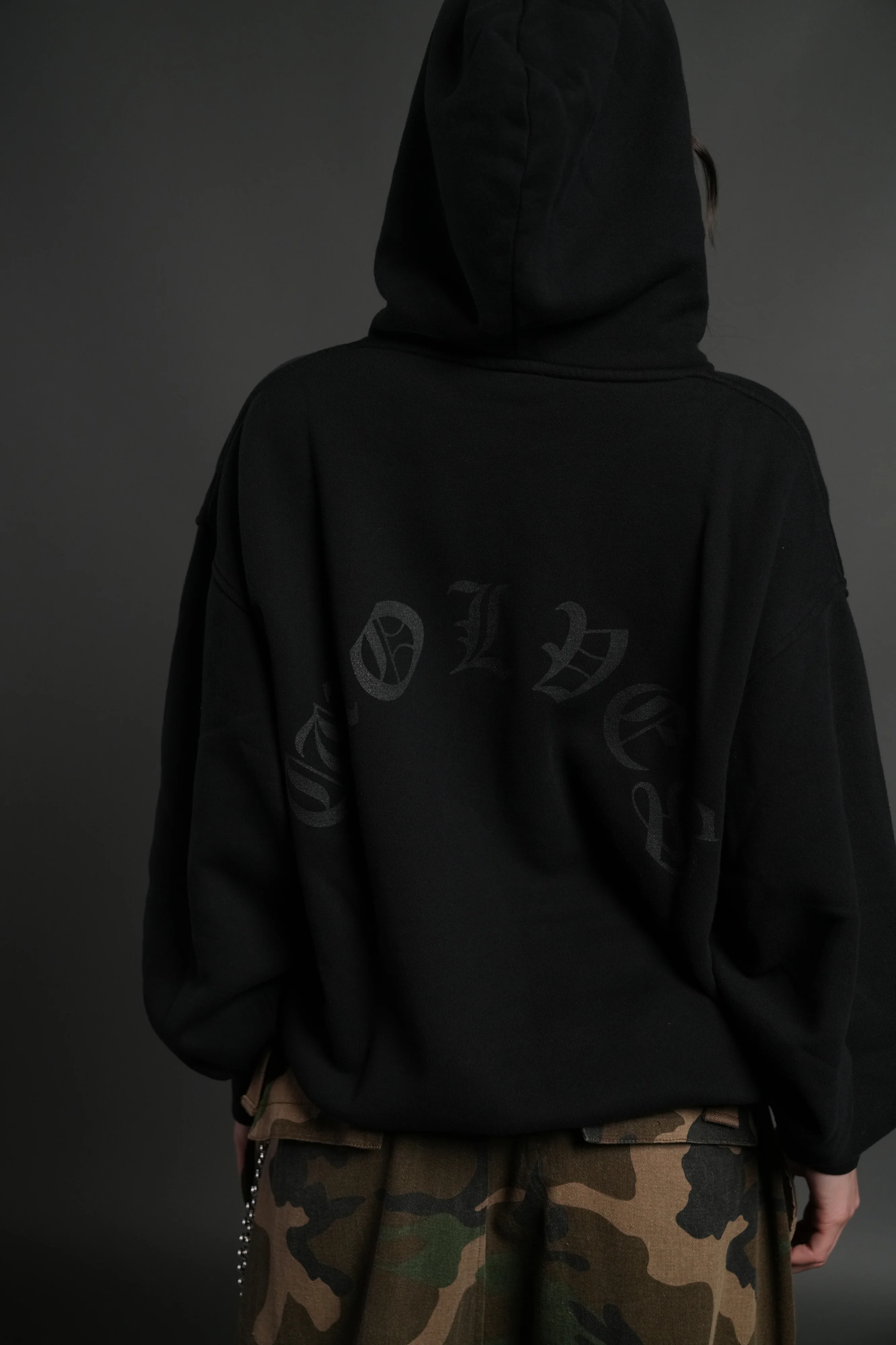 Mickey Mouse "Pierce" Hoodie in Black - Image 17
