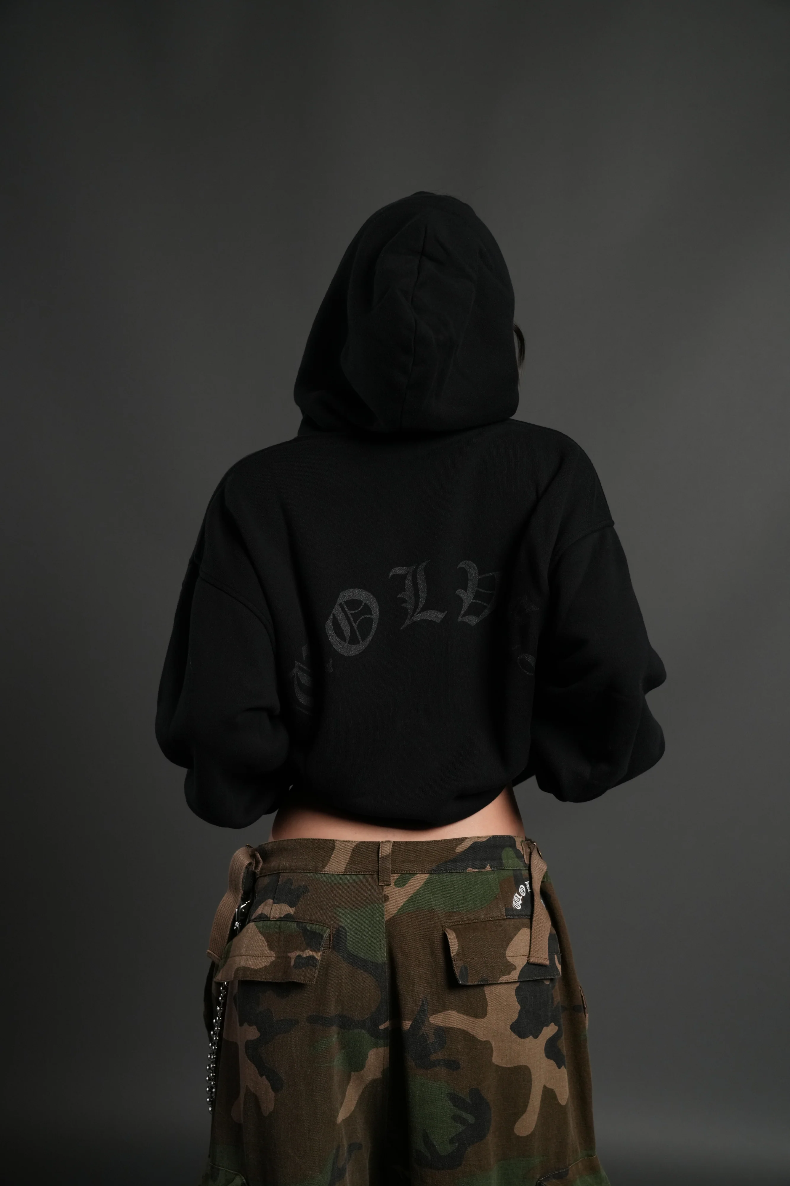 Mickey Mouse "Pierce" Hoodie in Black - Image 6