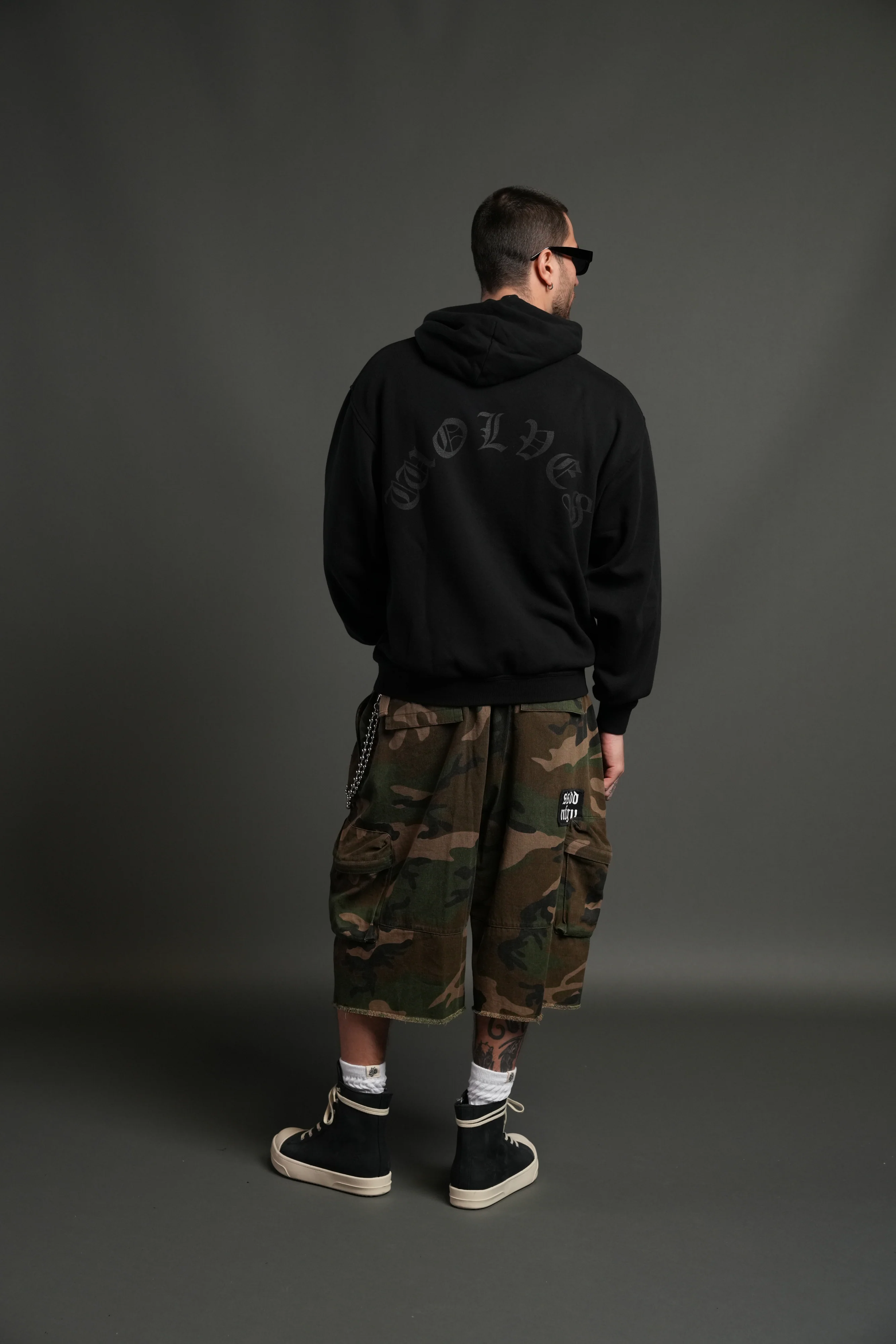 Mickey Mouse "Pierce" Hoodie in Black - Image 8