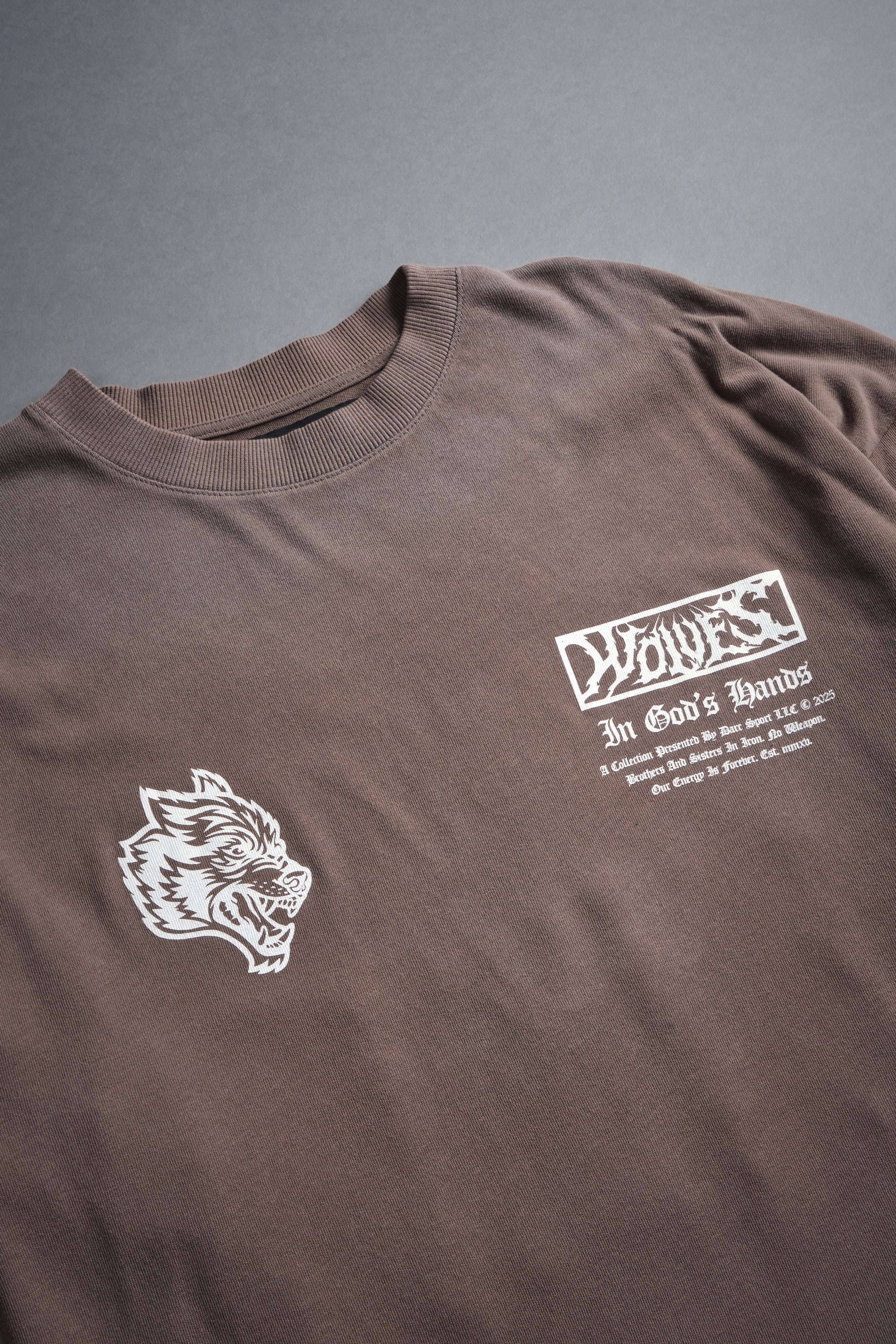 Midnight Horseman "Premium" Oversized Tee in Mojave Brown Drift Wash - Image 7