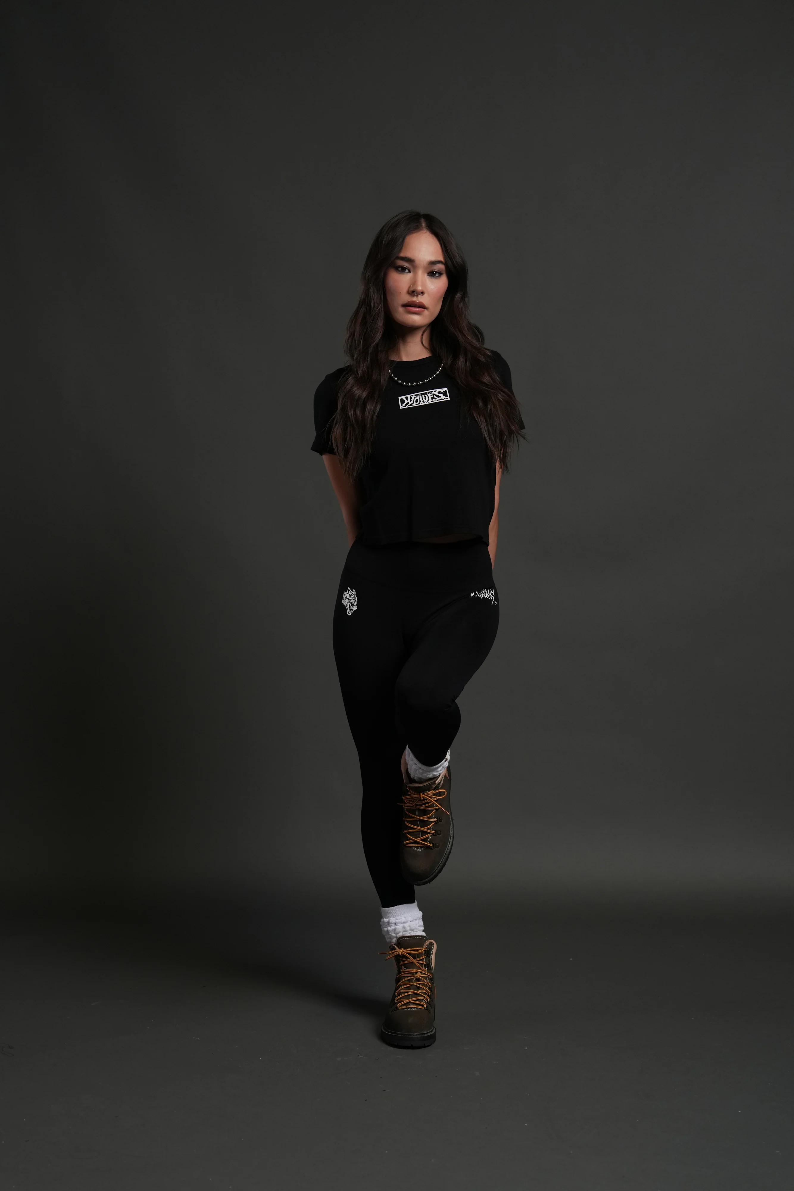 Midnight Wolves "Timeless" Tee in Black - Image 3