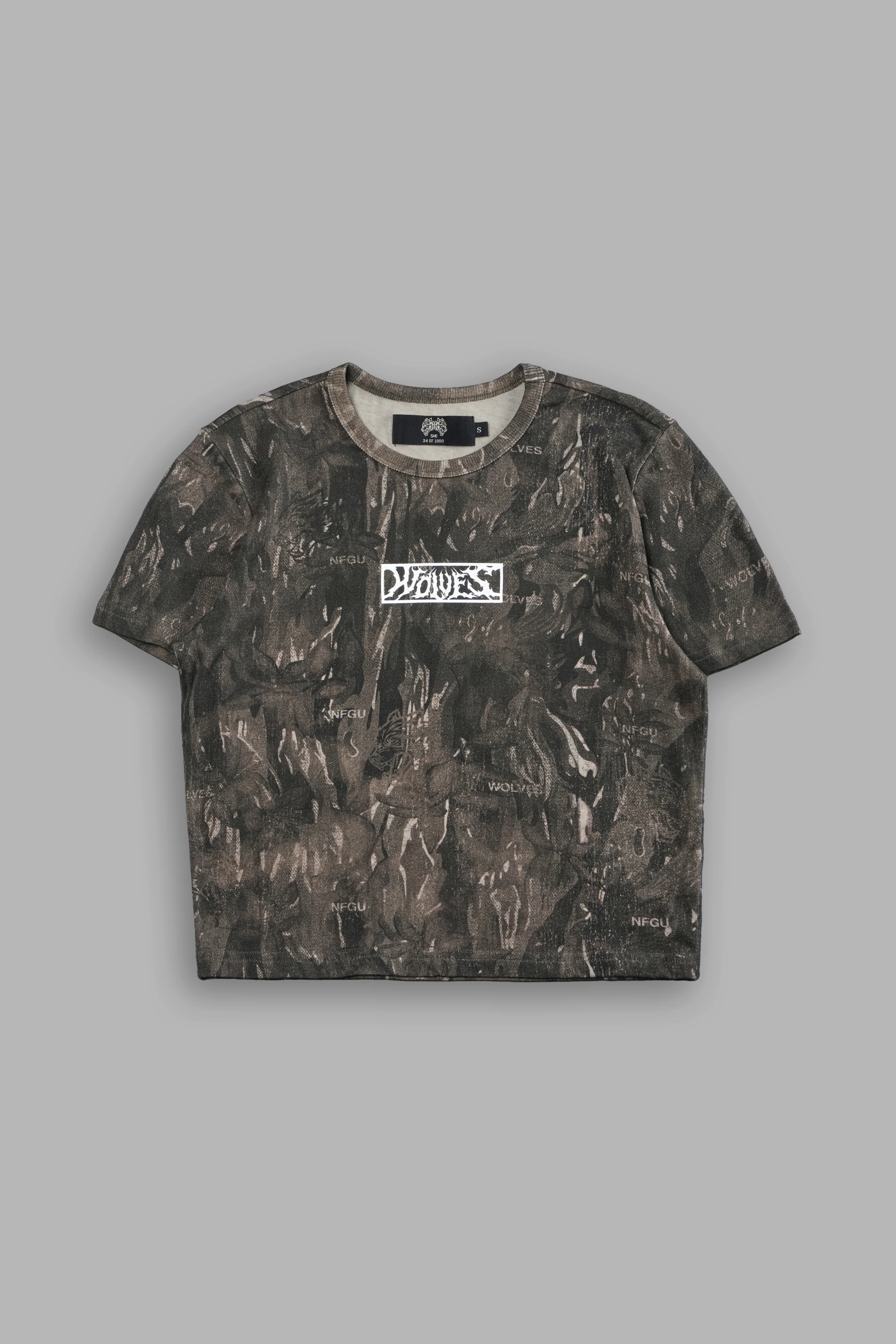 Midnight Wolves "Timeless" Tee in Vintage Norse Camo - Image 5