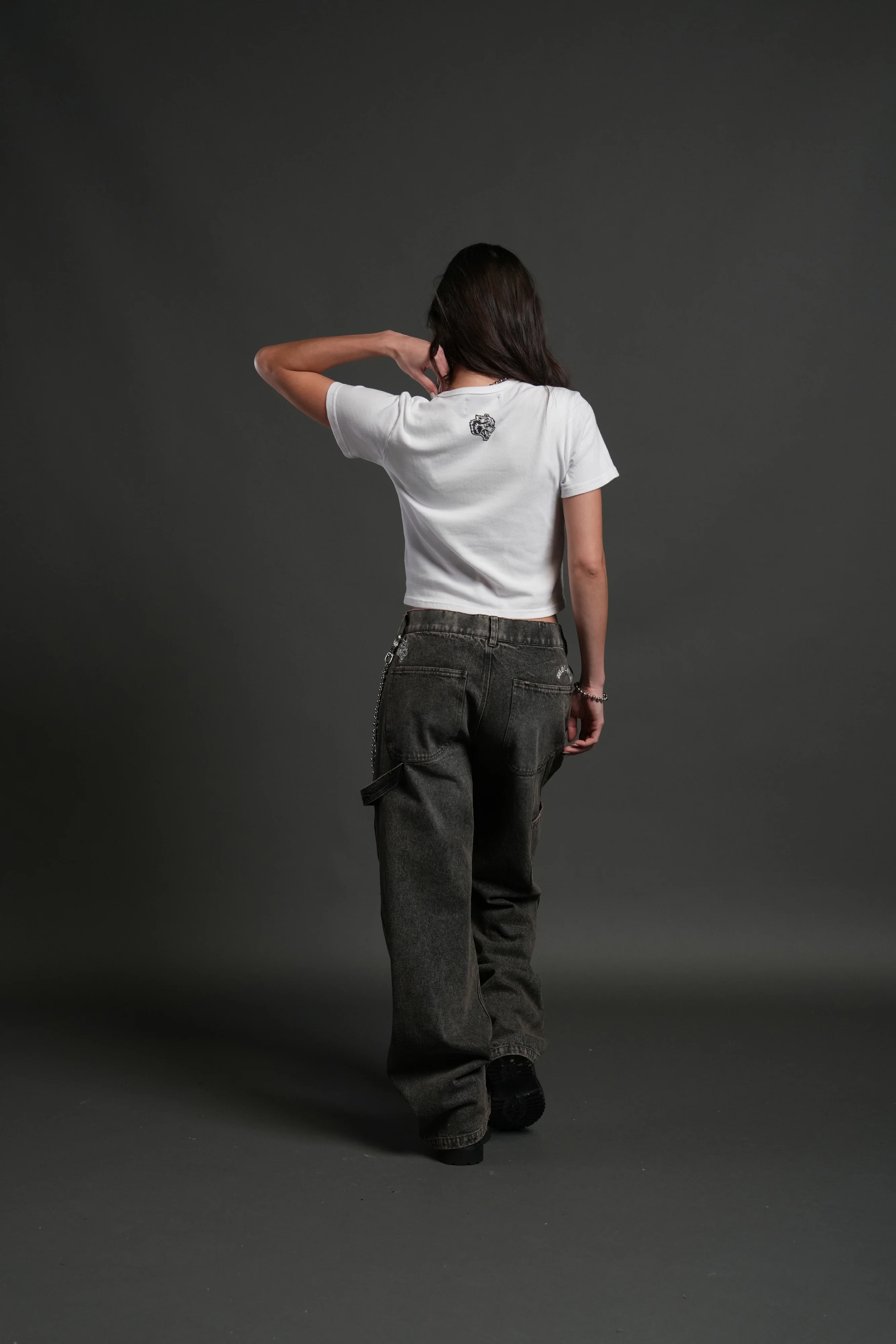 Midnight Wolves "Timeless" Tee in White - Image 4