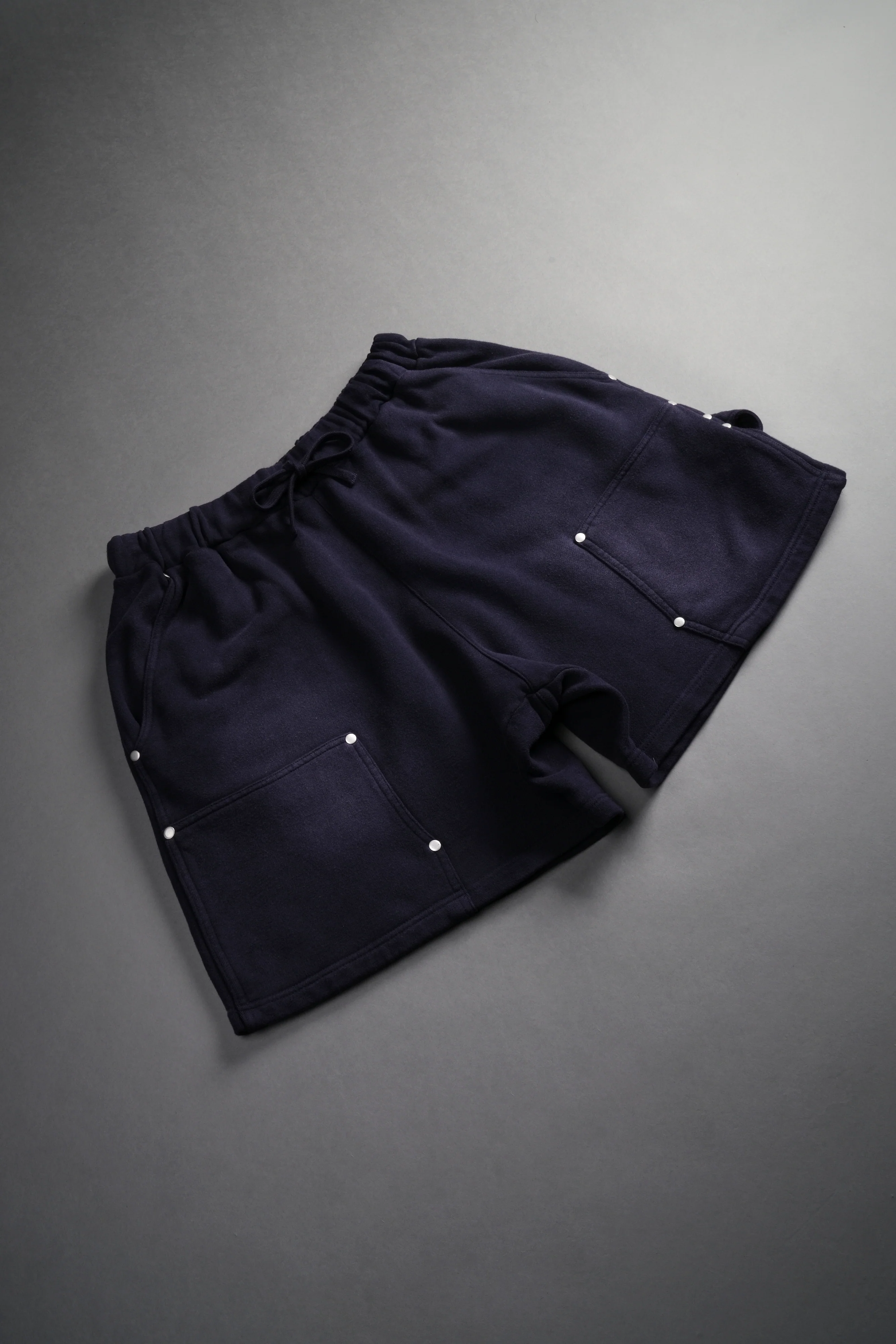 NFGU Forever Rivet Fleece Shorts in Nightshade Sun Fade - Image 4