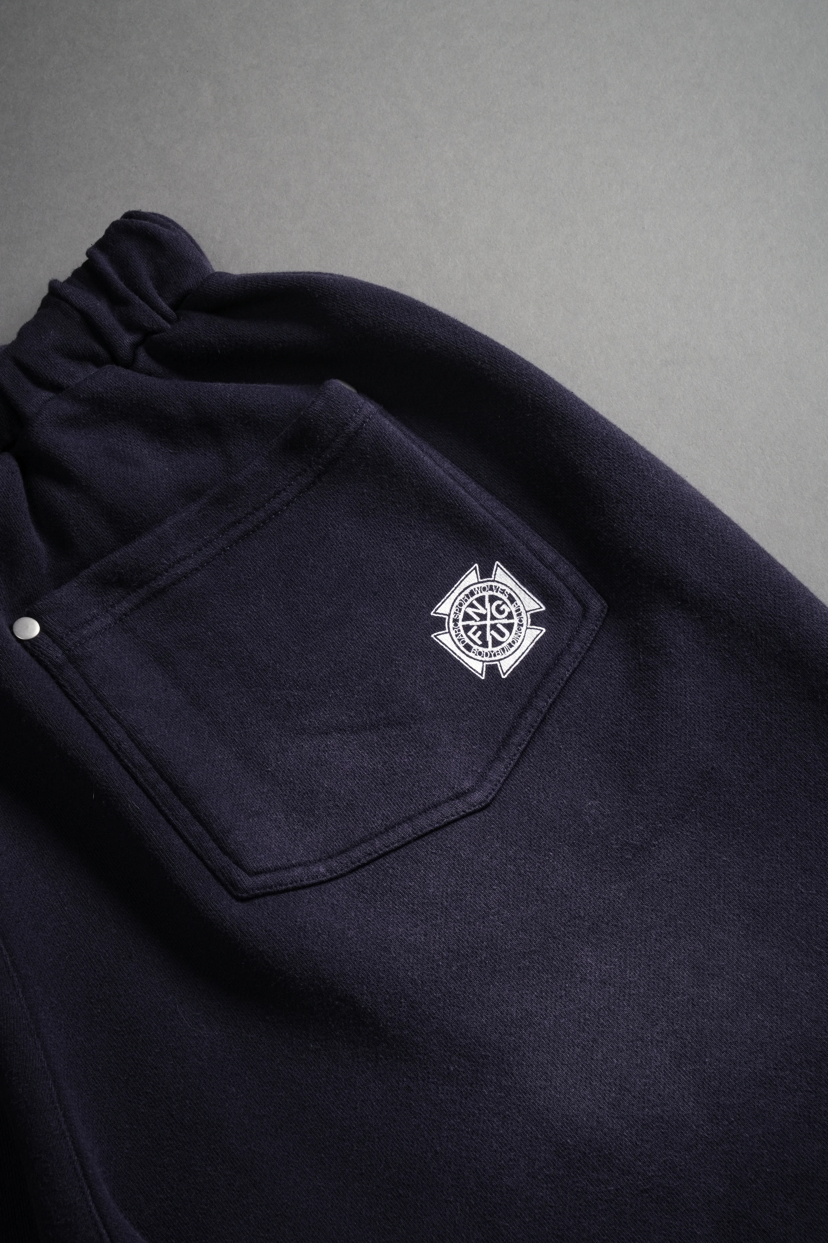 NFGU Forever Rivet Fleece Shorts in Nightshade Sun Fade - Image 7