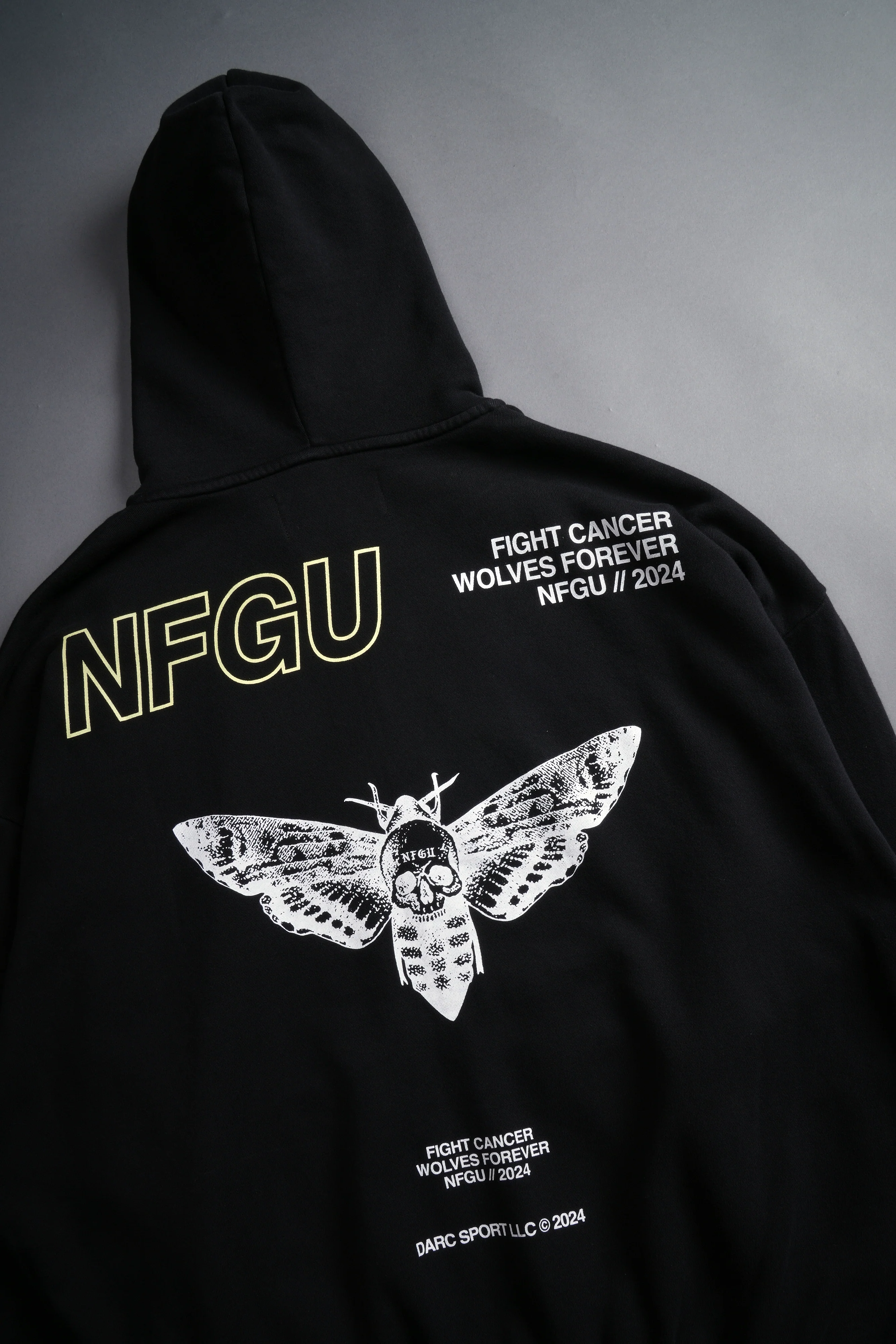 NFGU Forever V2 "Chambers" Zip Hoodie in Black - Image 10
