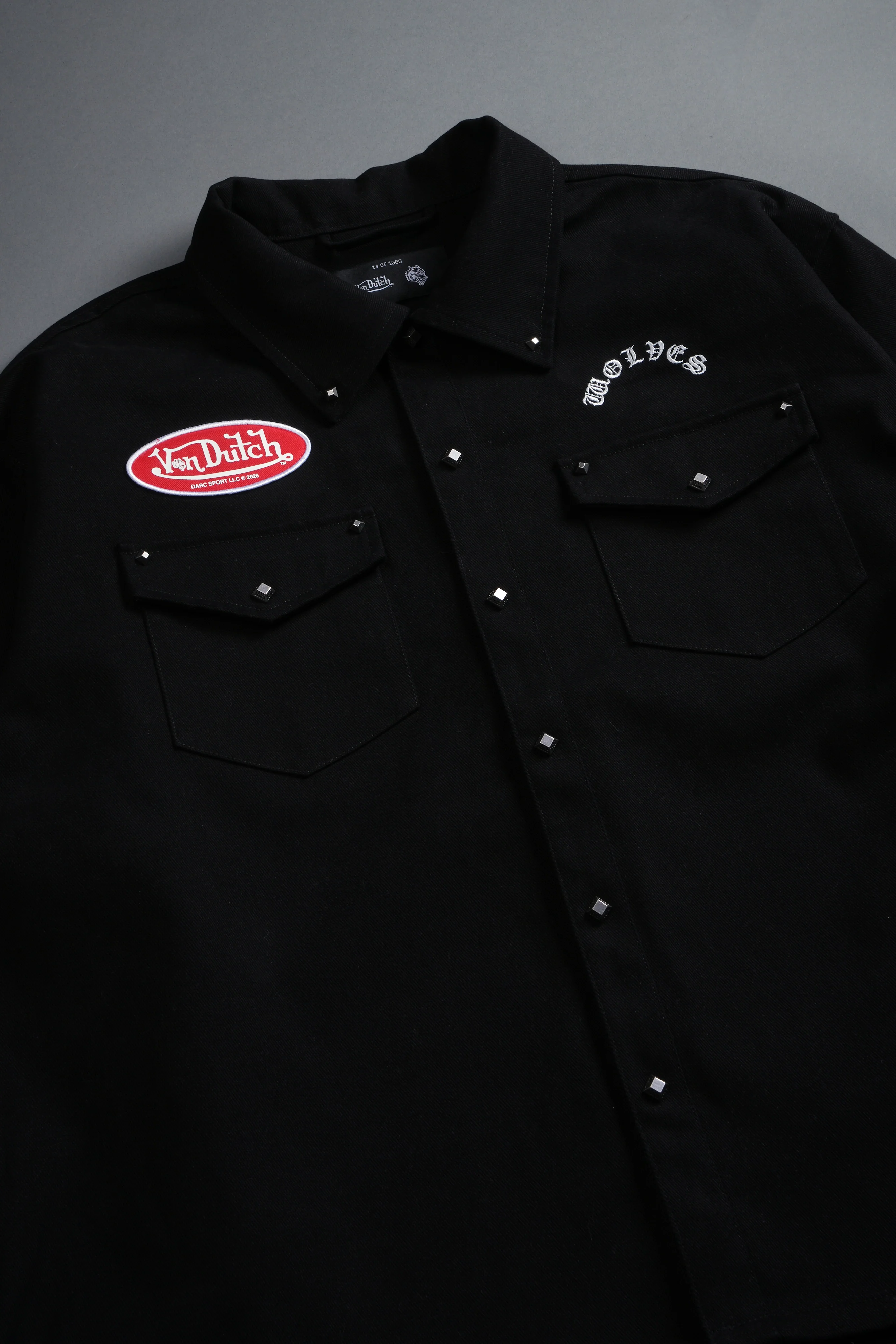 NFGU Kulture Winslow Shirt Jacket in Black - Image 4