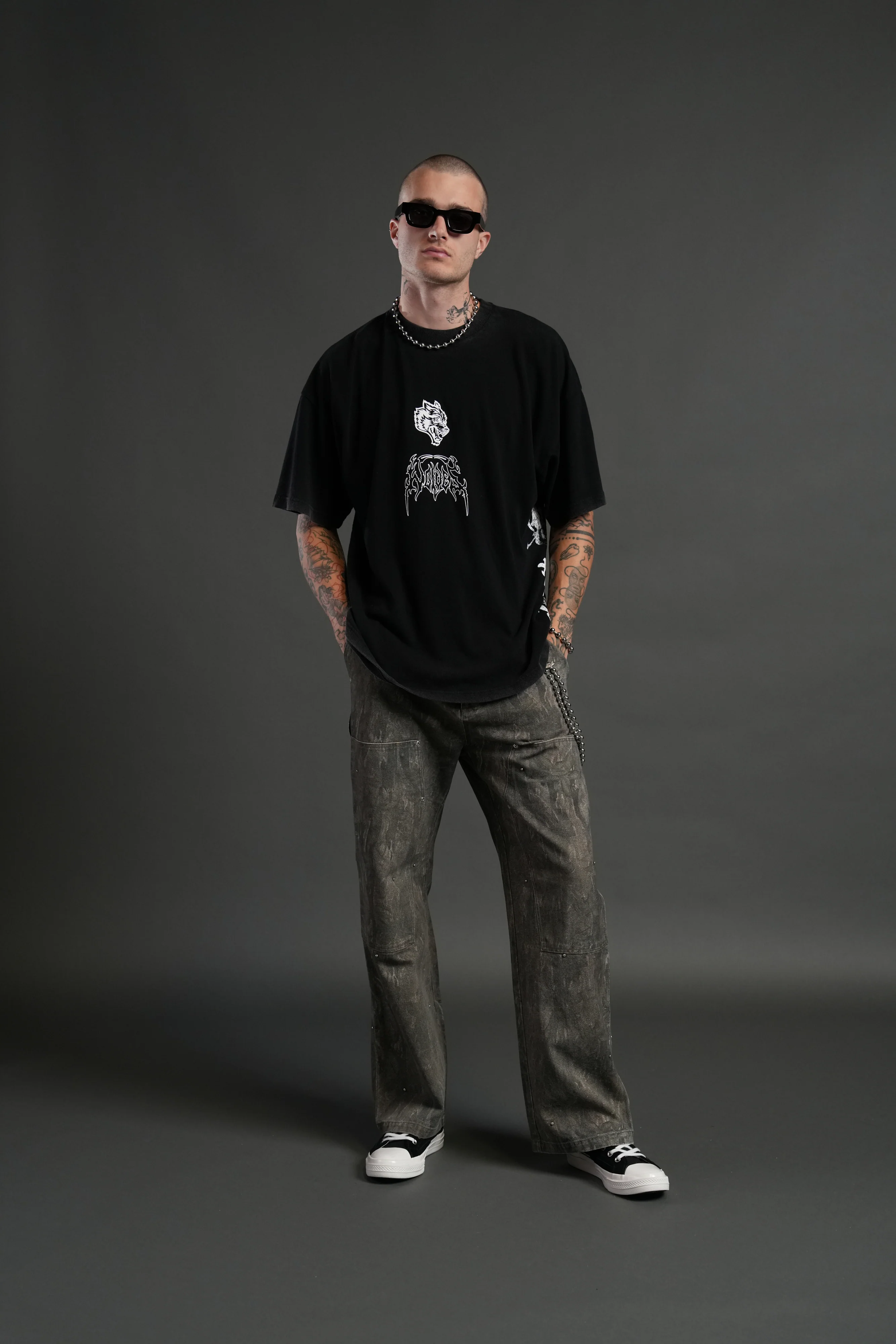 NFGU Tanjiro "Premium" Oversized Tee in Black - Image 5
