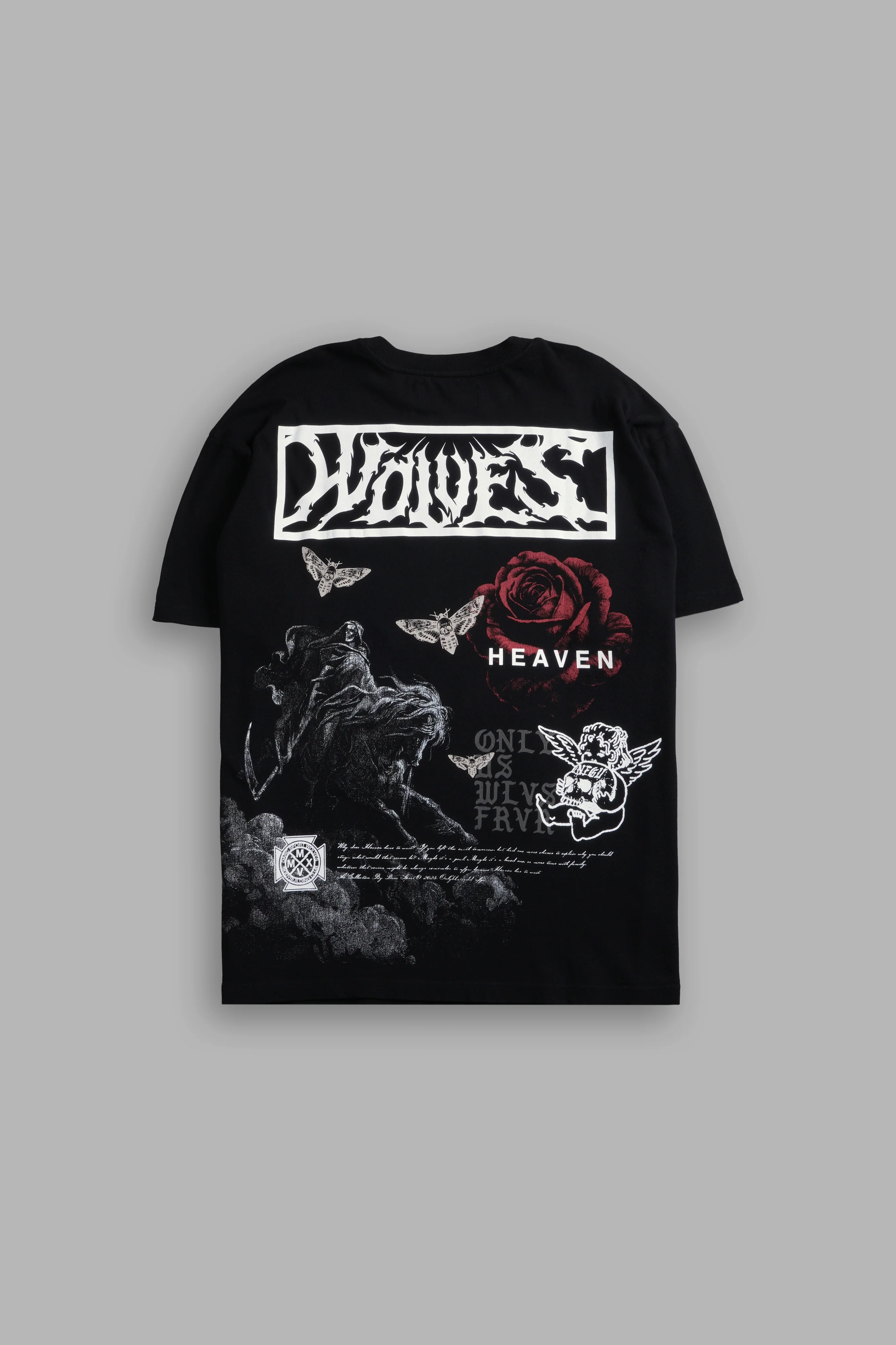 Night Reaping "Premium" Oversized Tee in Black