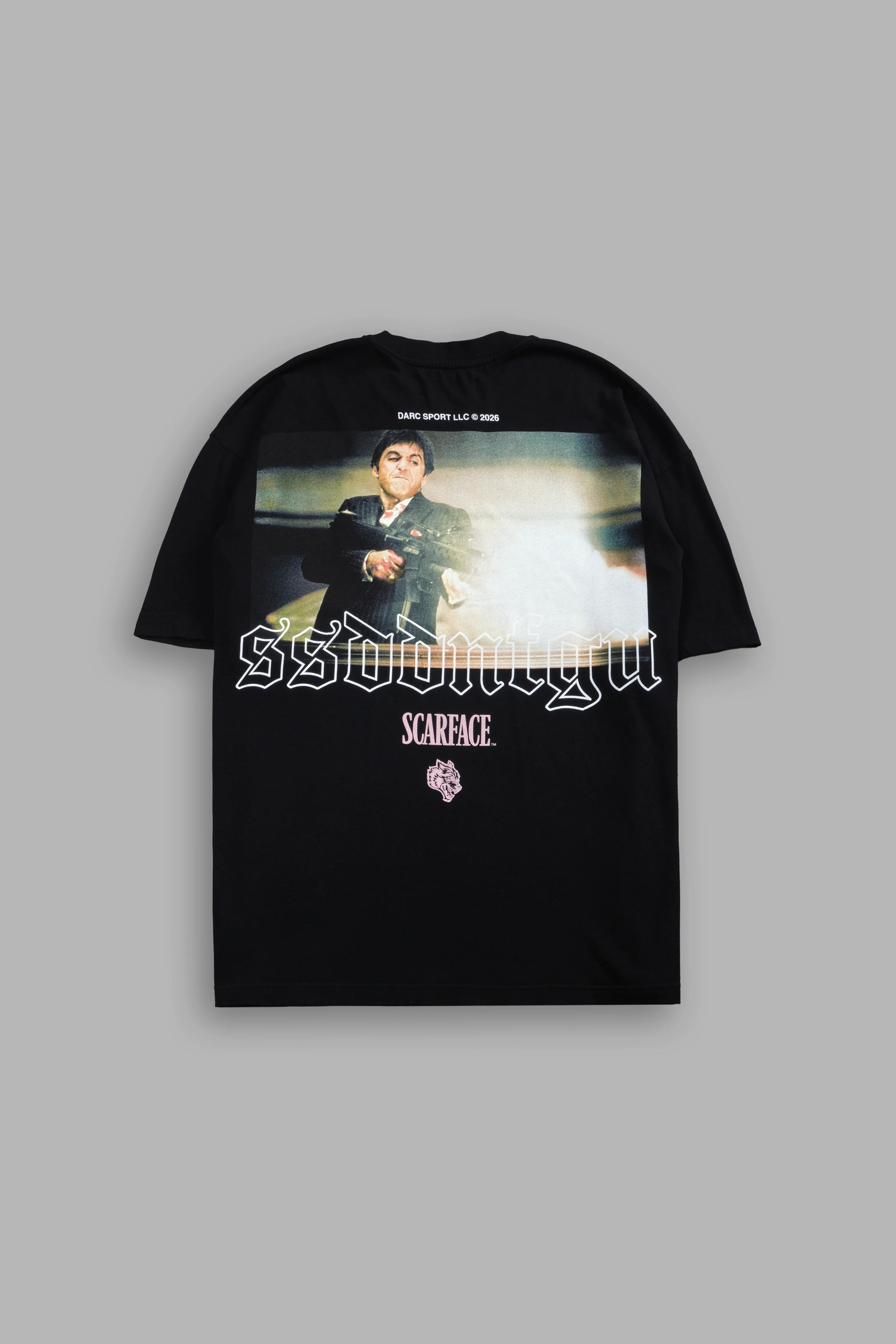 No Mercy Premium Oversized Tee in Black