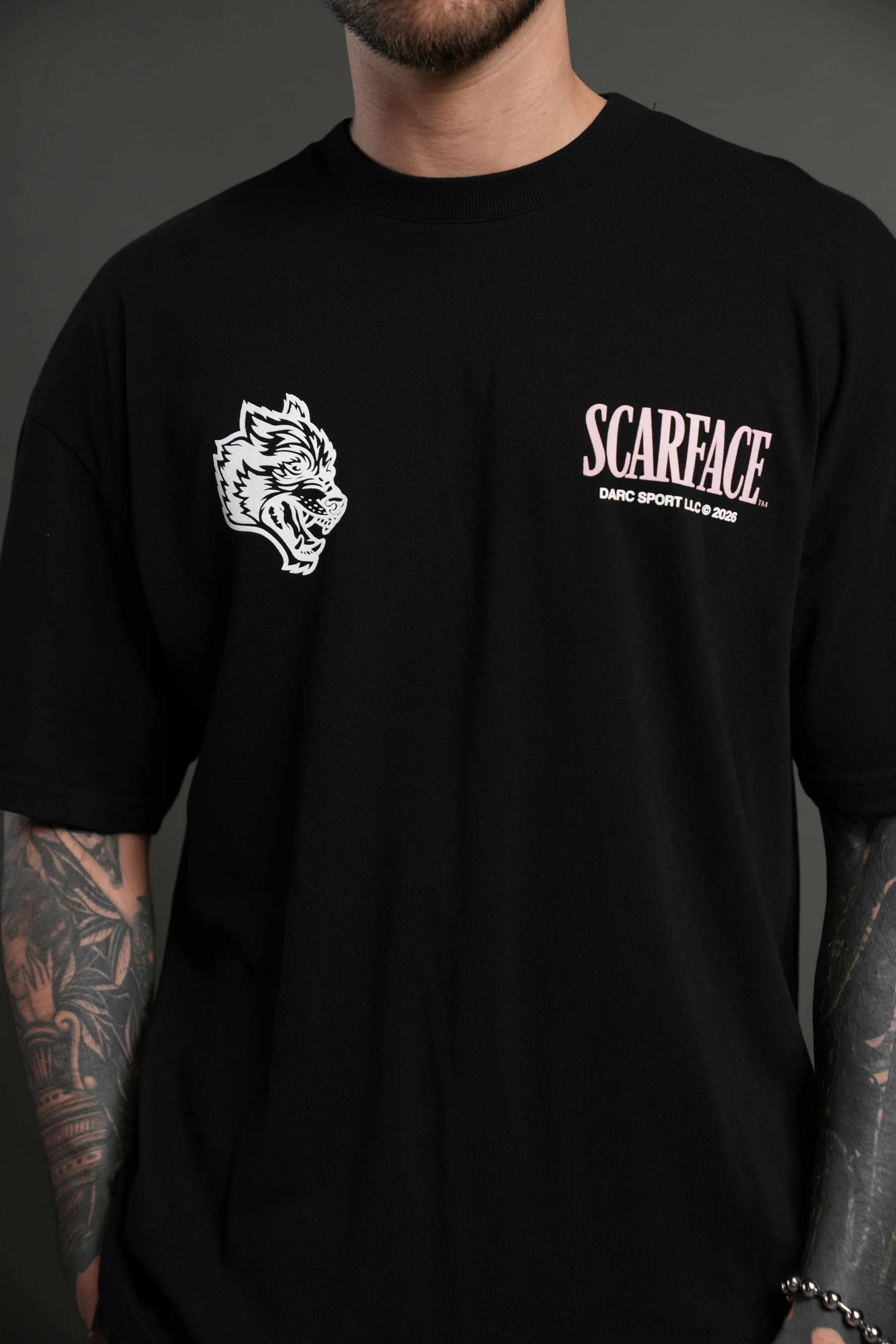 No Mercy Premium Oversized Tee in Black - Image 14