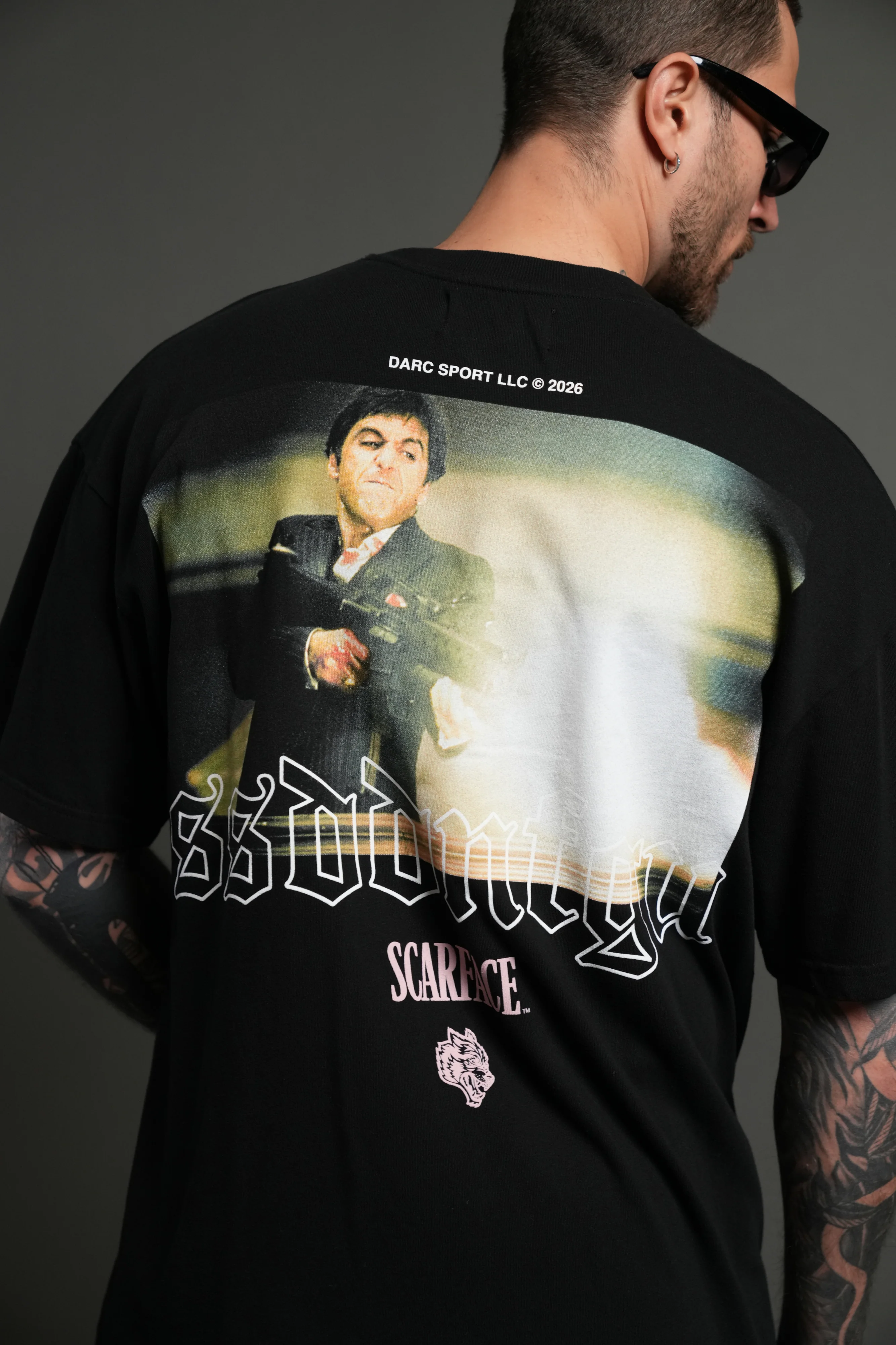 No Mercy Premium Oversized Tee in Black - Image 15